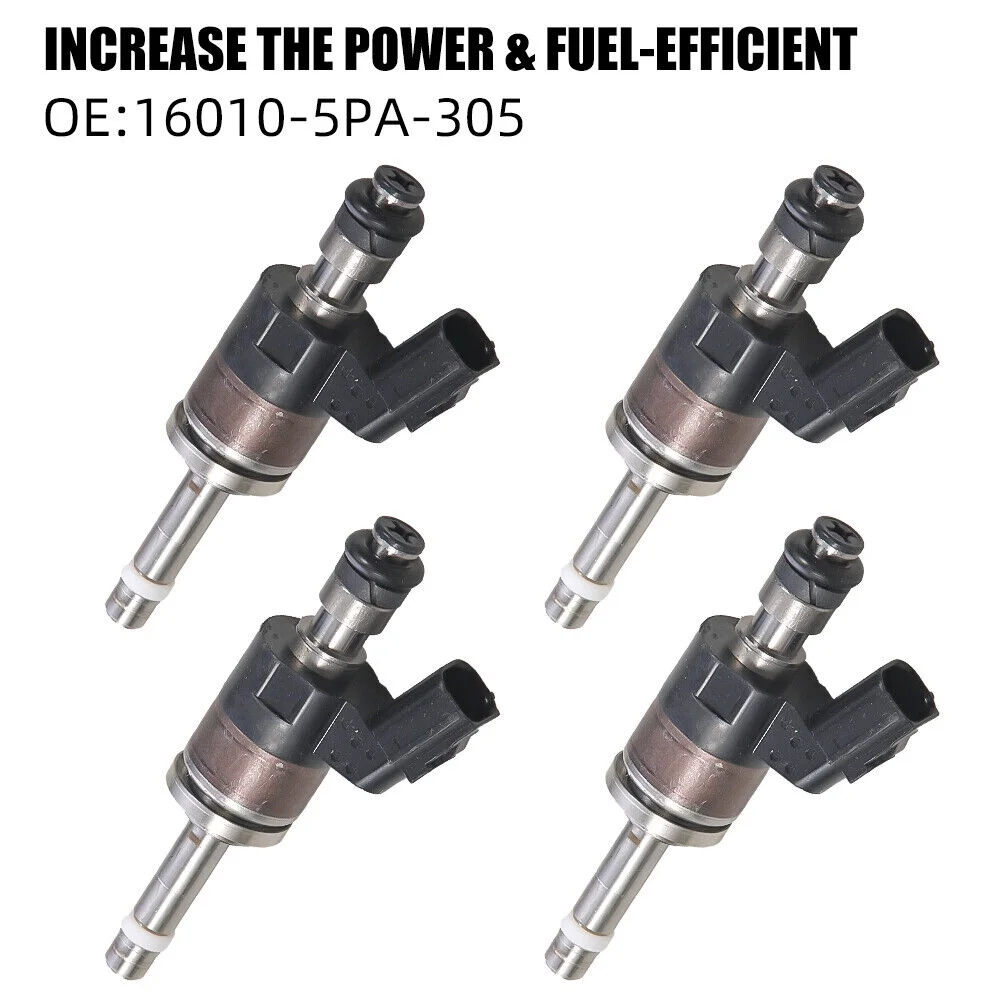 Jahy2Tech  4PCS Fuel Injectors 16010-5PA-305 For Honda Accord 2018-2021 CR-V 2017-2021 1.5L