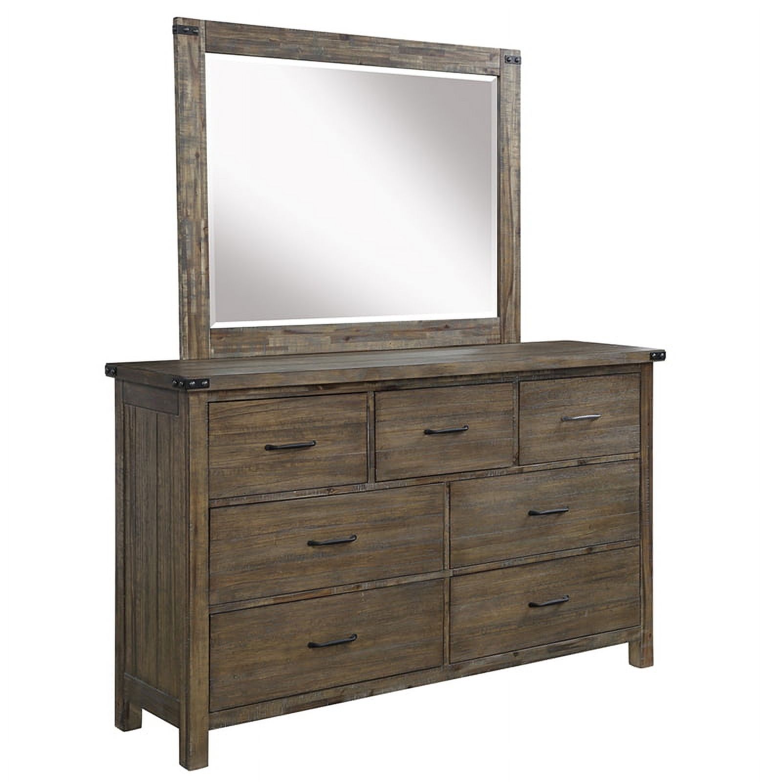 New Classic Galleon 5-Piece Wood Cal King Bedroom Set in Walnut