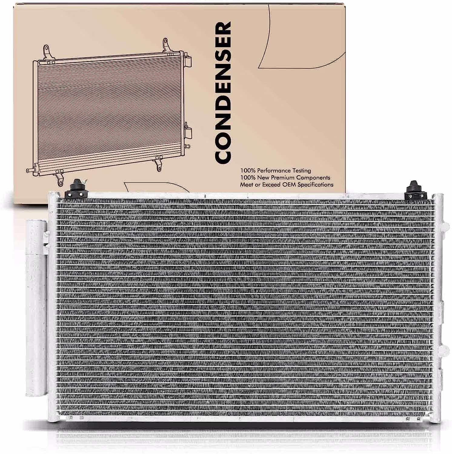 A-Premium Air Conditioning A/C Condenser Compatible with Lexus SC430 2002-2010 V8 4.3L, Replace# 3045, 8846024090