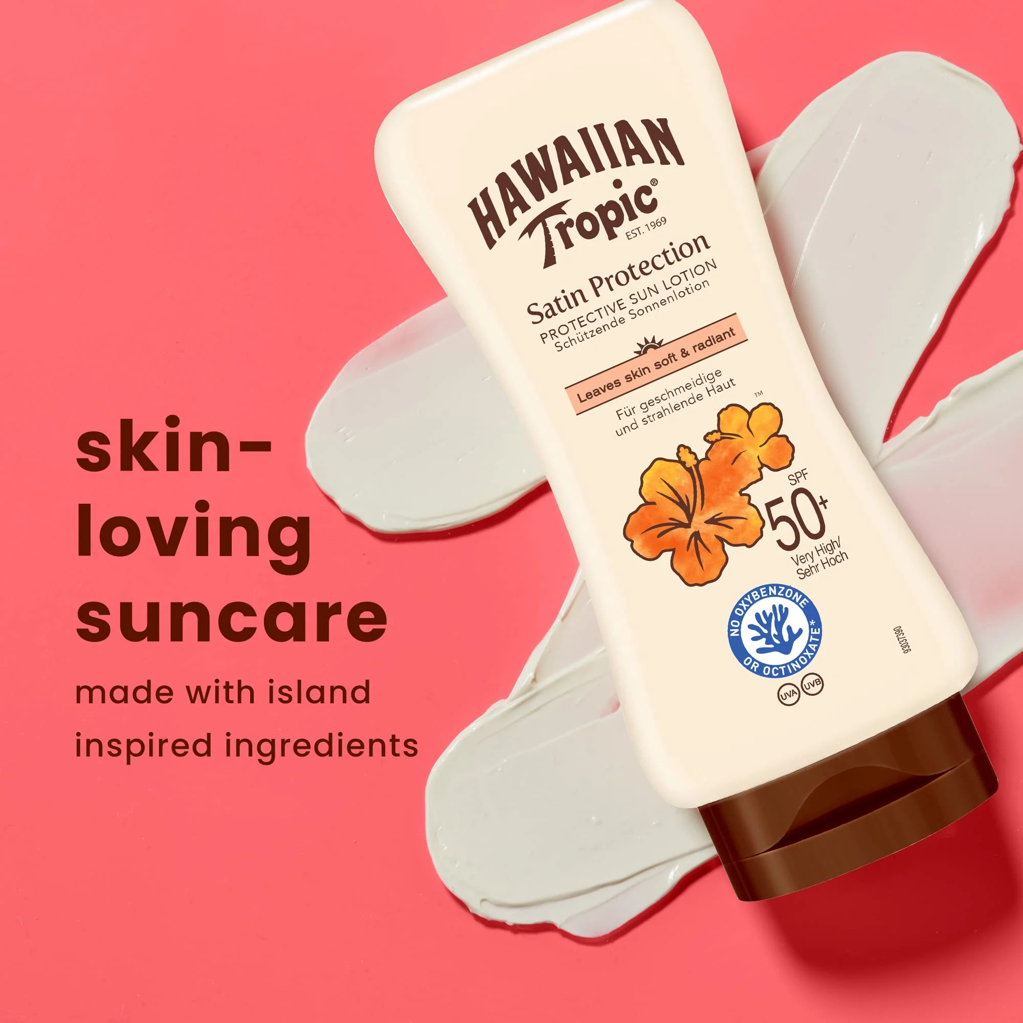 Hawaiian Tropic 180 Ml Spf 50 Satin Protection Sun Lotion By Hawaiian Tropic