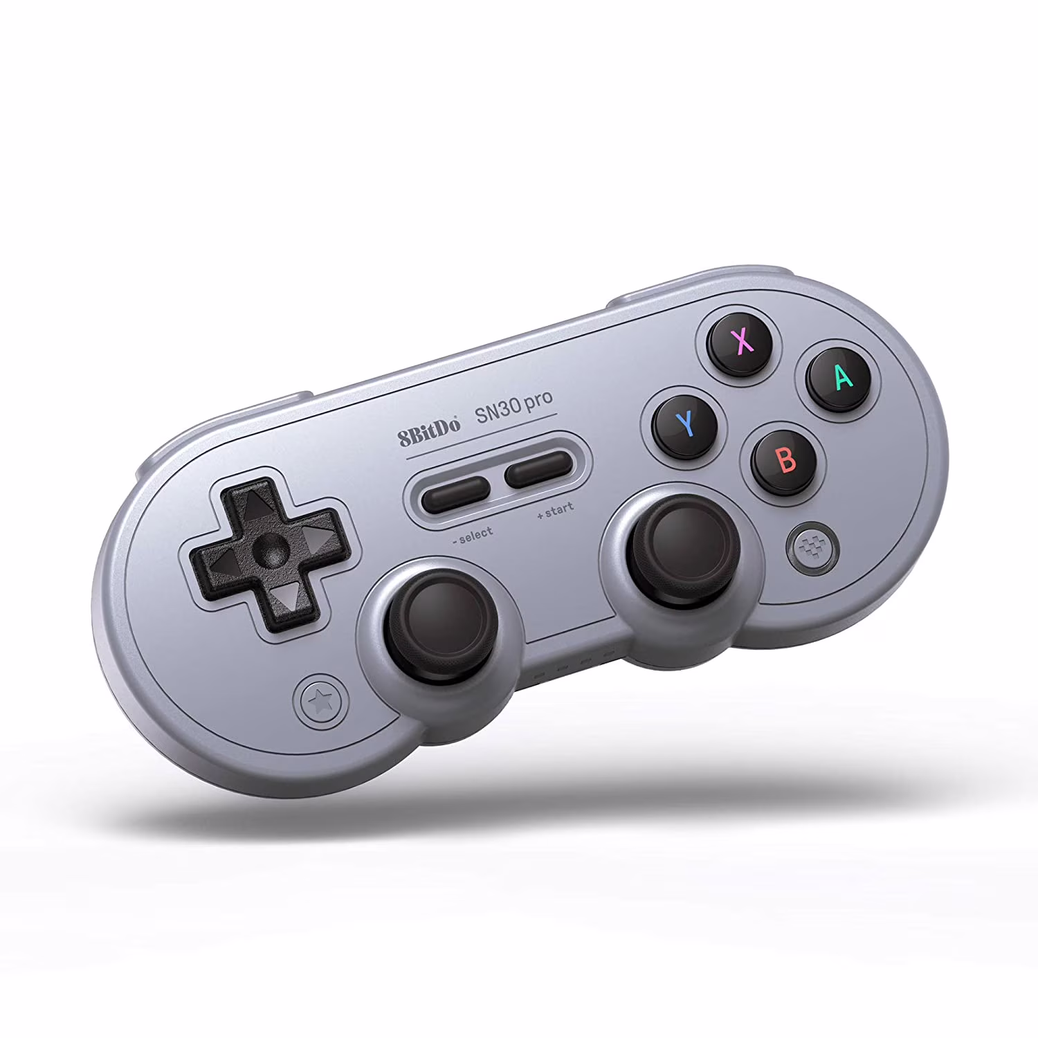 8BitDo SN30 Pro Bluetooth Controller Gamepad for Nintendo Switch, PC, Apple, Android, Steam Deck & Raspberry Pi - Gray