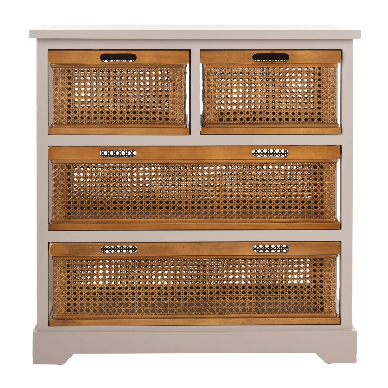 SAFAVIEH Jackson 4-Drawer Storage Unit Quartz Grey