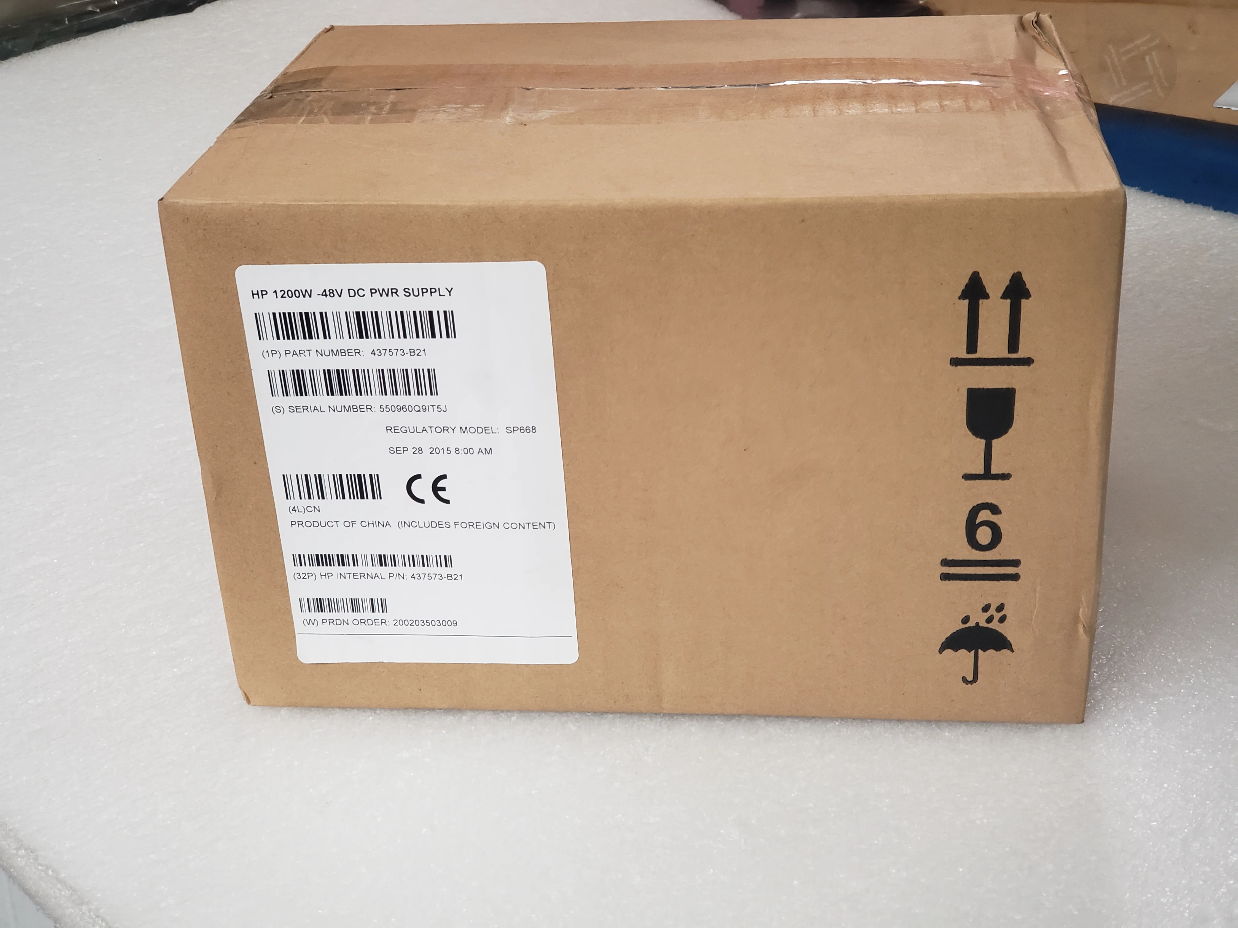 Hp 1200w DC Power Supply 437573-b21