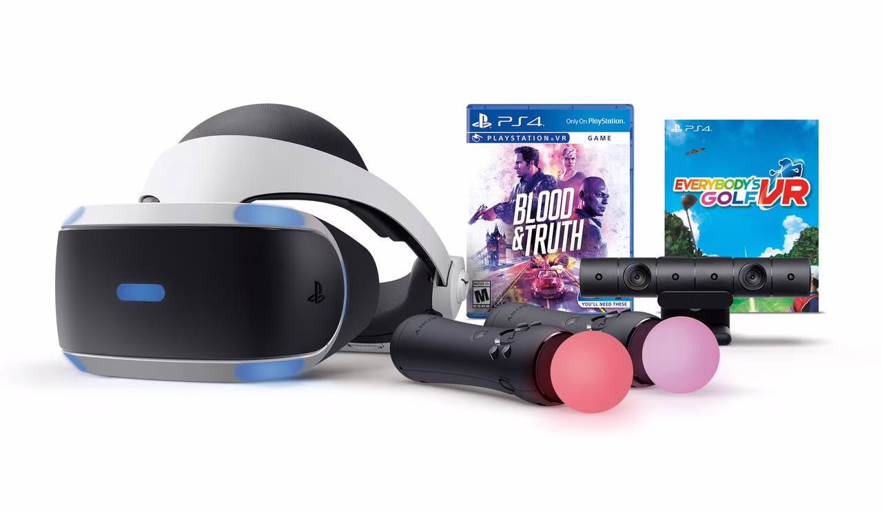 Refurbished -Sony PS4 PSVR Mega Blood + Truth Everybodys Golf Bundle - 3004150