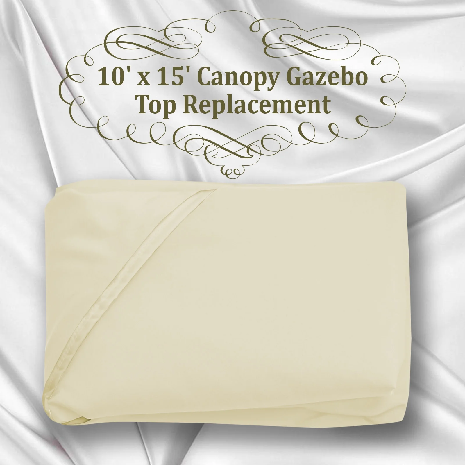 YardGrow 10x15 FT Pop Up Canopy Top Canopy Tent Replacement Top Gazebo Tent Cover ONLY