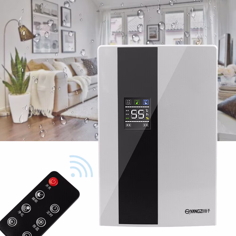 2200ml Dehumidifier For Home Any Room Air Dryer Intelligent Dehumidification 90W