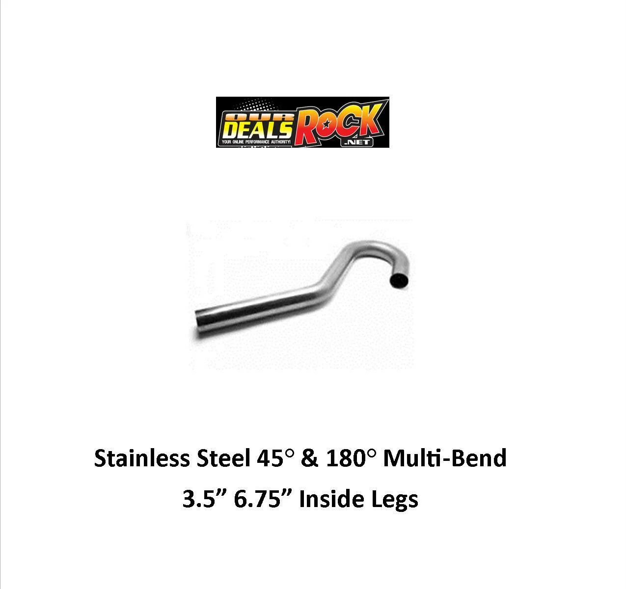 350BENDS Stainless Steel 45 Degree & 180 Degree Multi Bend 3.50