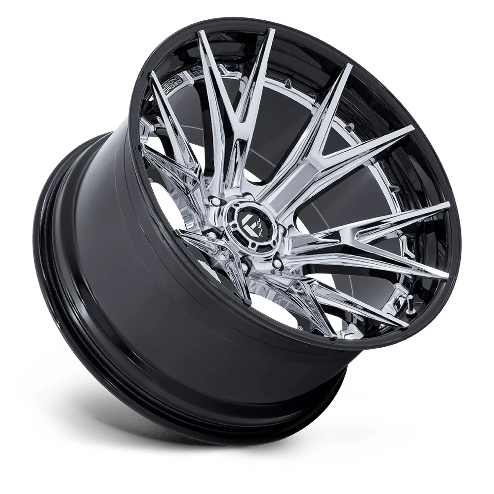 20x9 Fuel FC402 Catalyst Chrome W/ Gloss Black Lip FORGED Wheel 6x5.5 (01mm)