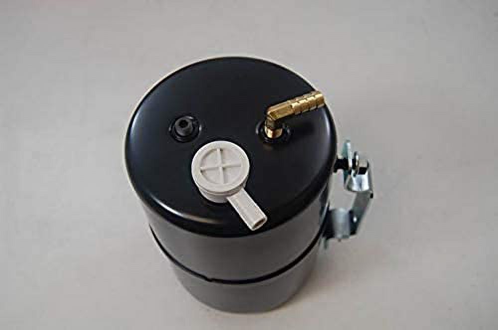 BLACK VACUUM RESERVOIR W/HARDWARE