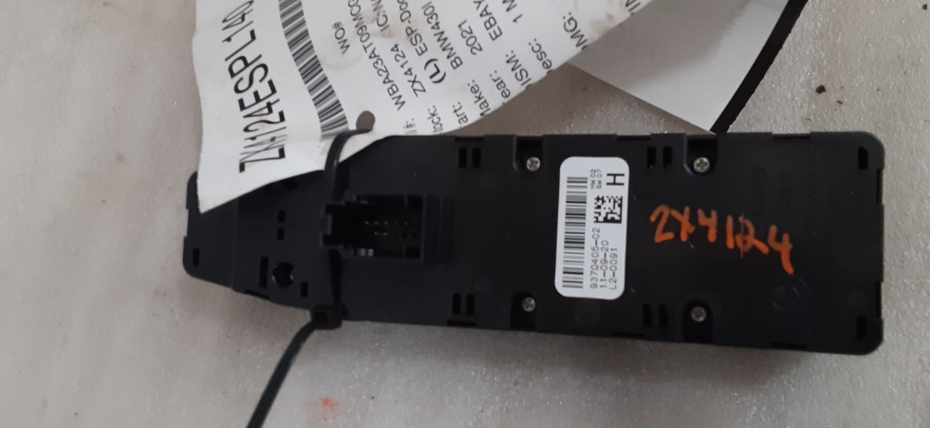 Pre-Owned 2021 BMW 430I Driver LH Master Power Window Switch OEM (Good)