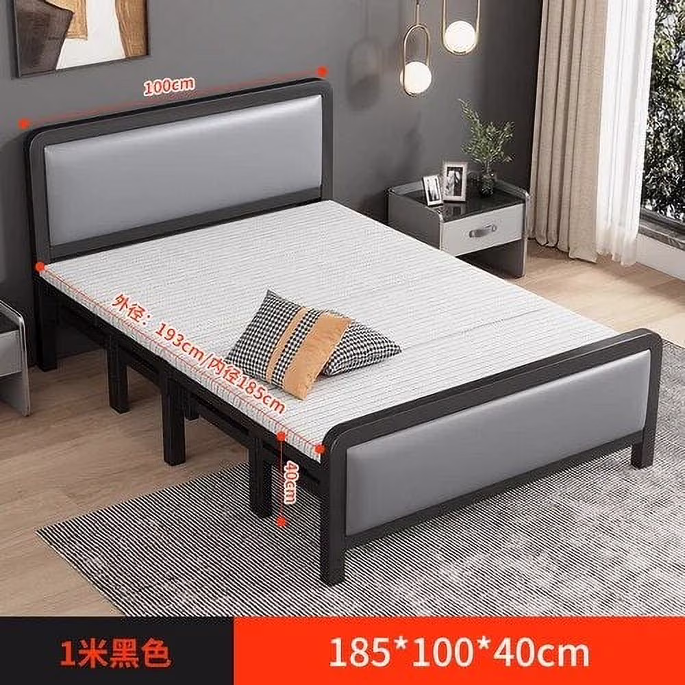 Modern Foldable Loft Bed Double Patio Metal Day Floor Nordic Bed Frame Cheap Adults Garden Cama Plegable Furnitures For Bedroom