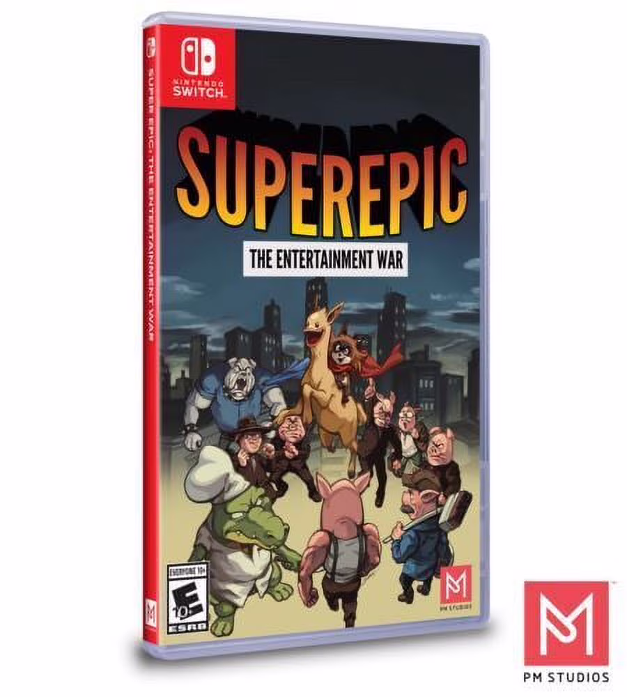 SuperEpic: The Entertainment War Limited Run Games Nintendo Switch Region Free