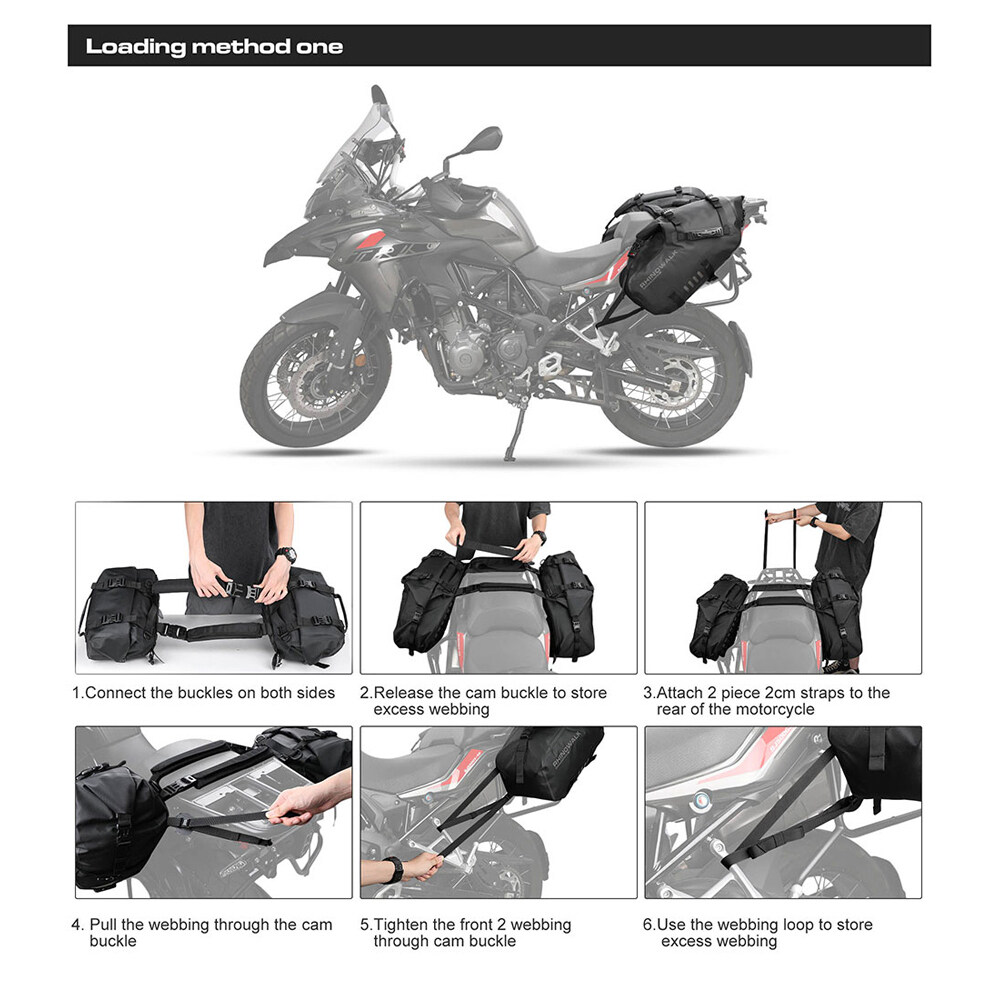 Rhinowalk Motorcycle Rearseat Bag,Rearseat Universal Rear Universal Rear Tools QISUO BUZHI Rearseat ERYUE Rearseat HUIOP Side Rearseat
