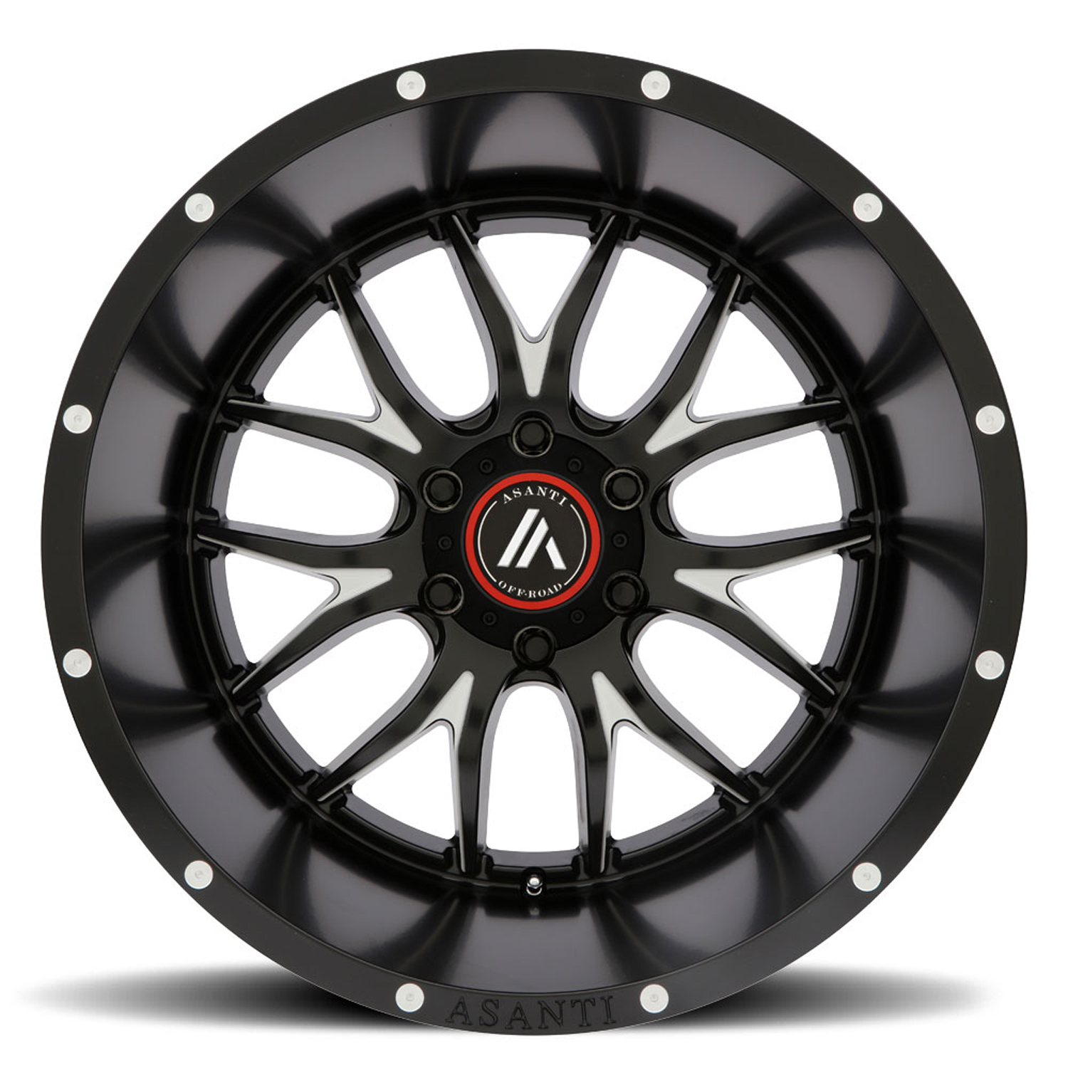 Asanti Off Road Ab807 Carbine 20X9 8X165.1 18Et 110.5Cb Satin Black Milled Wheel