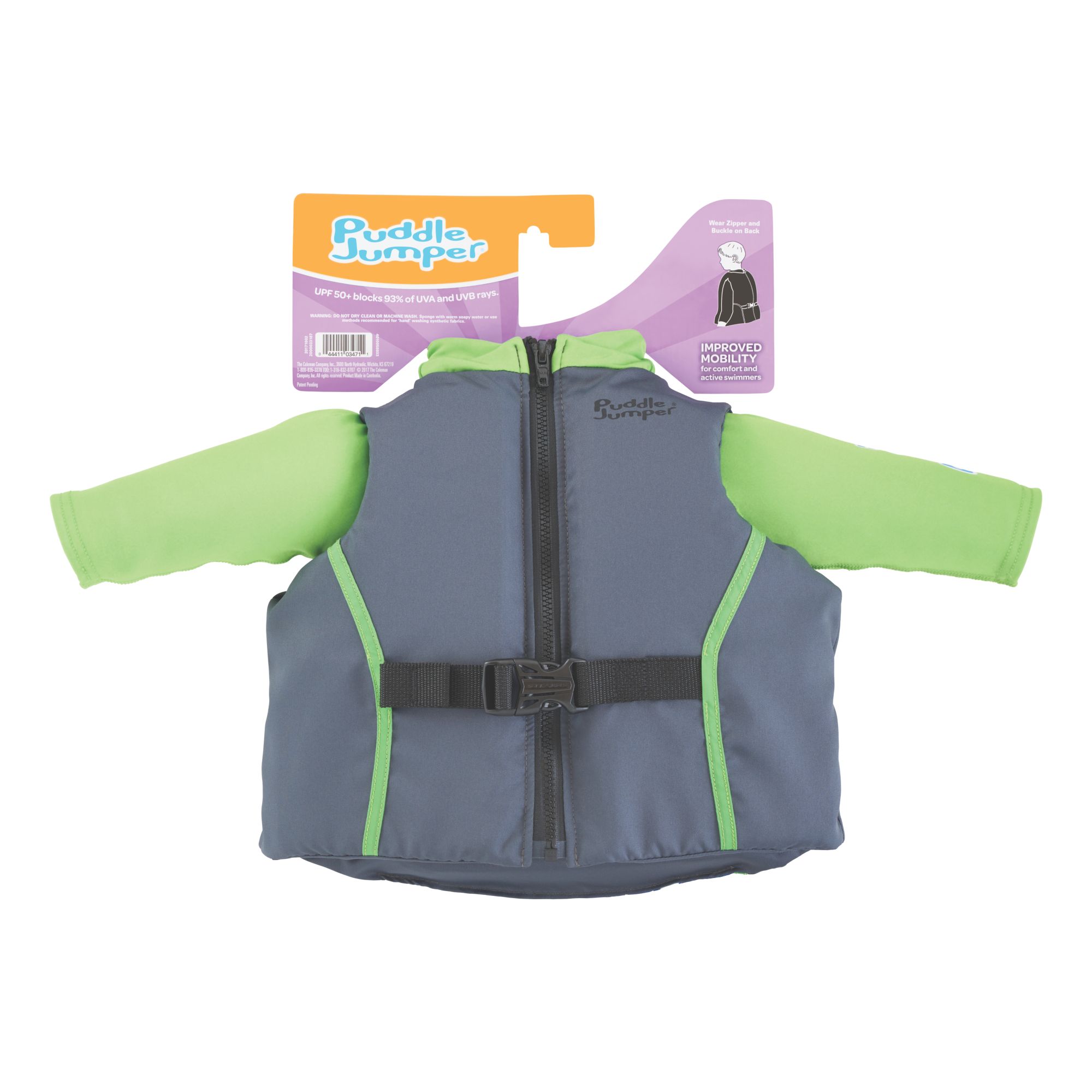 Puddle Jumper® Kids 2-in-1 Life Jacket and Rash Guard, Sailboats