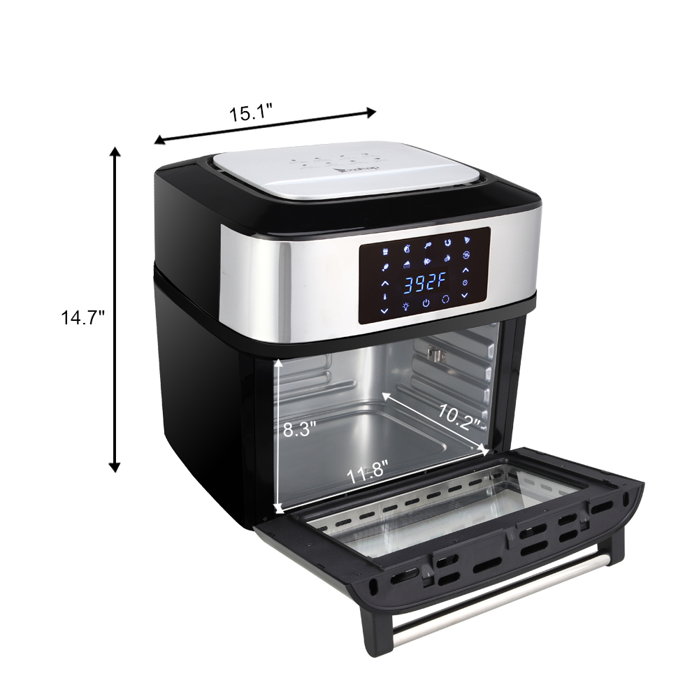ZOKOP KAFO-1800E-D2 US 120V 16.91Quarts / 16L Air Fryer 1800W Black