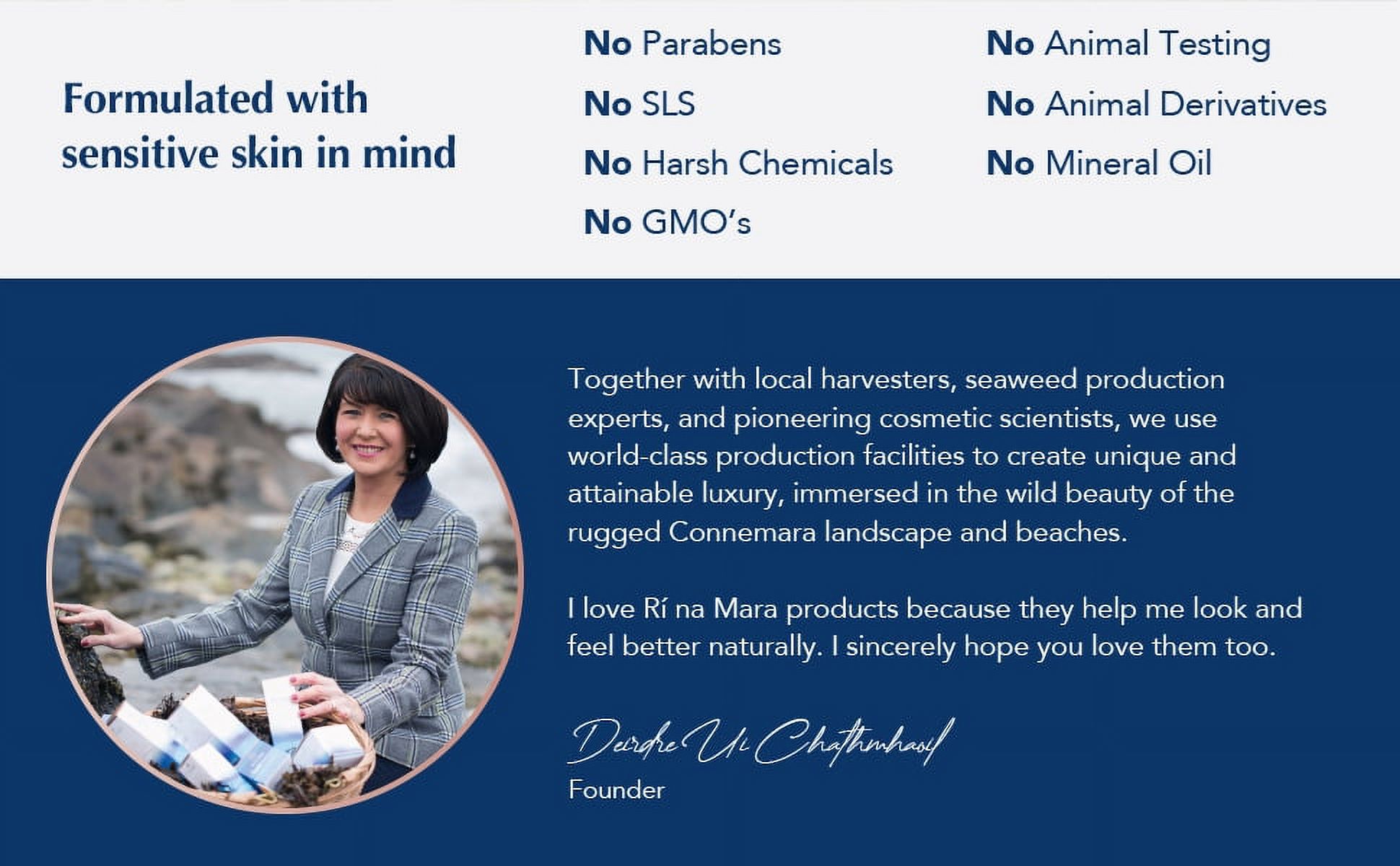 Rí Na Mara Anti Aging Facial Oil - Hydrating Moisturiser with Rosehip Oil, Natural Botanical Extracts - Anti Wrinkle Face Treatment - Intensive Moisturising, Firming, Anti Ageing Skincare