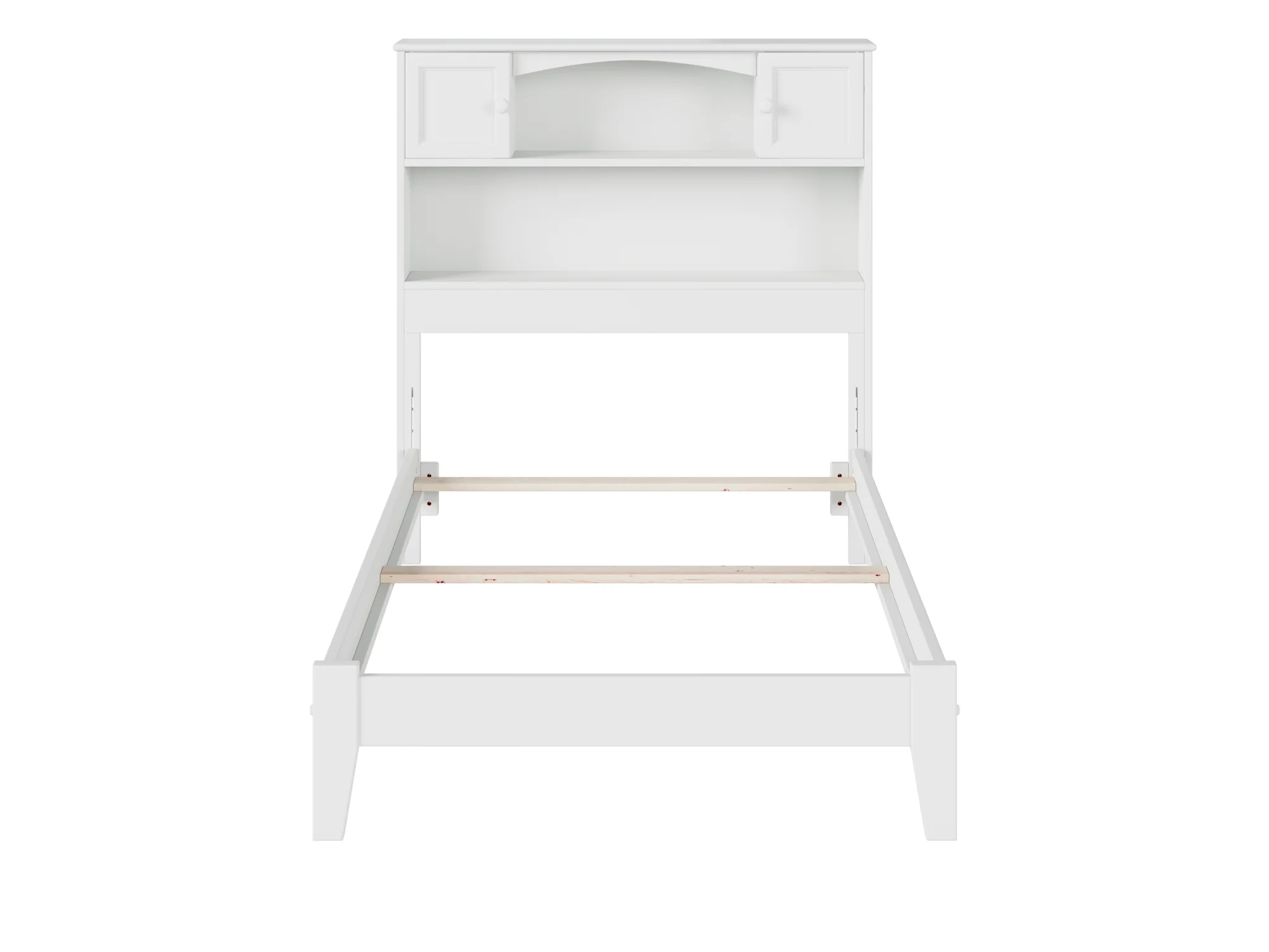 Newport Twin Traditional Bed in White