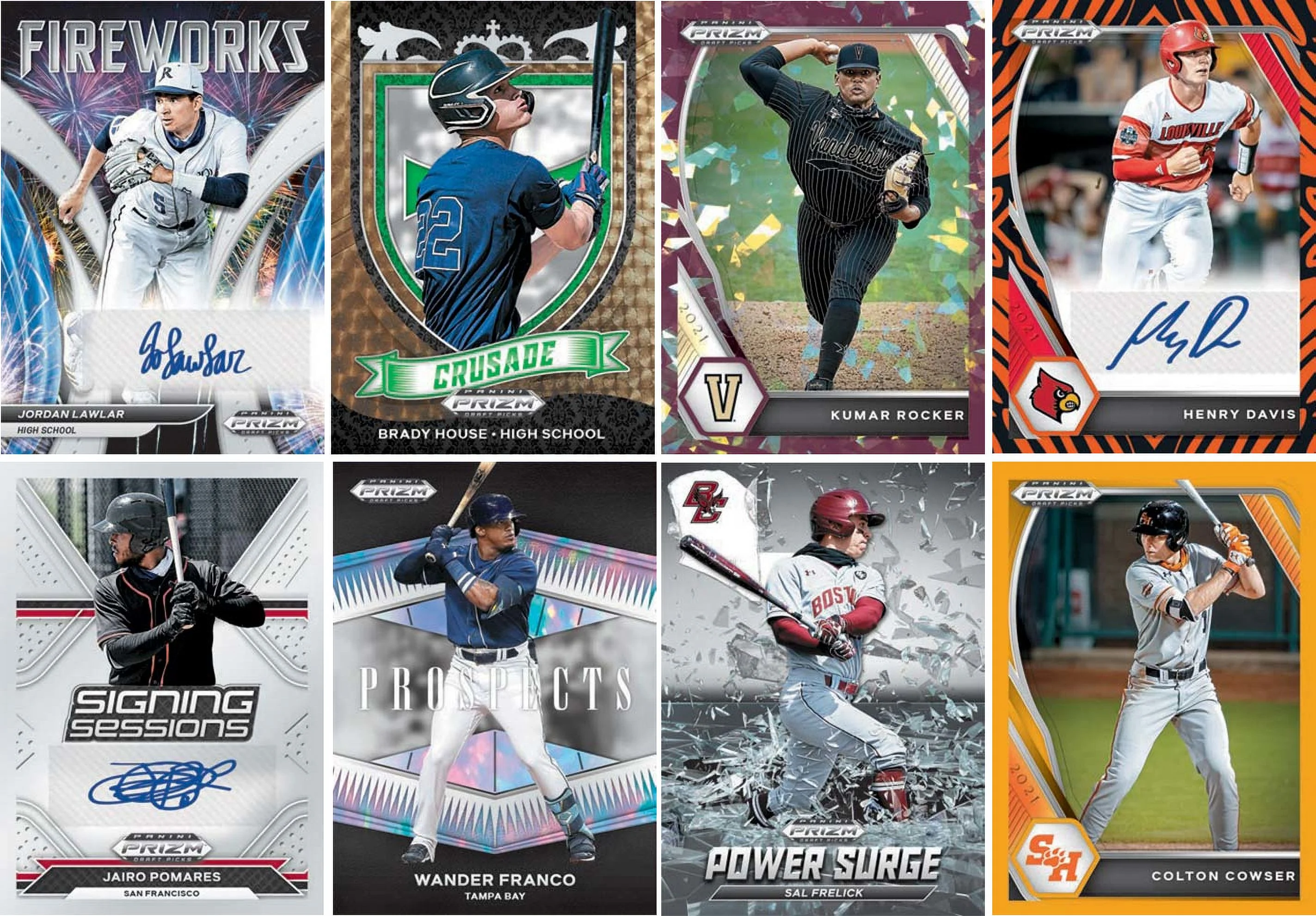 2021 Panini Prizm Draft Picks Baseball Mega Box Trading Cards