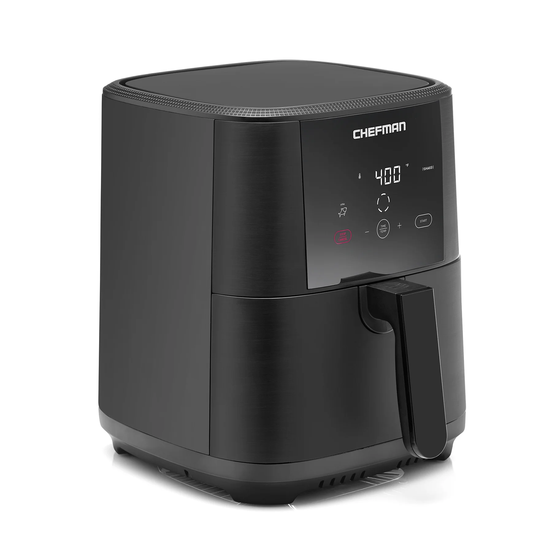 Chefman TurboFry Touch Air Fryer, One-Touch Digital Control, 5 Quart - Black, New