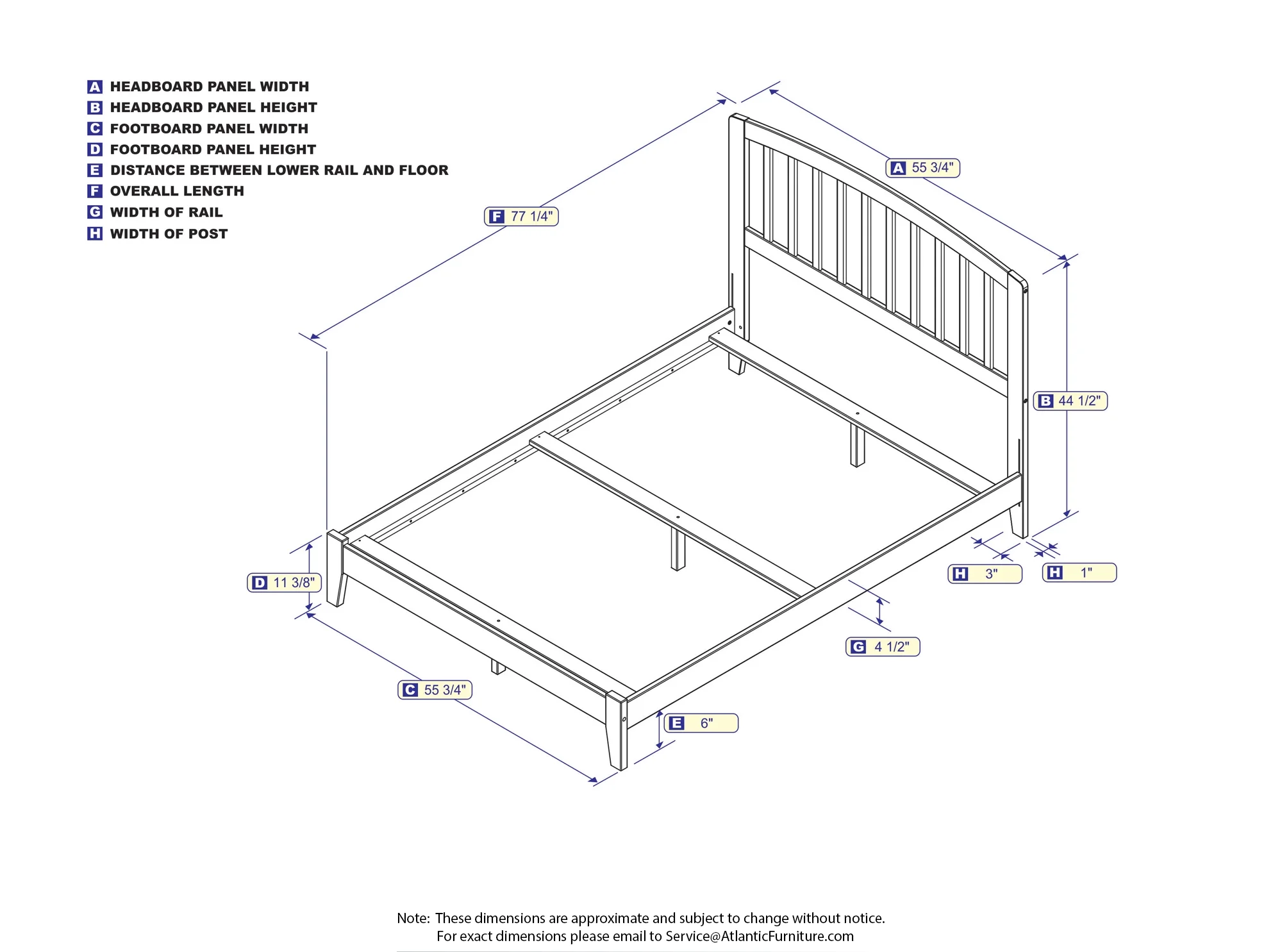 Richmond Full Traditional Bed in White