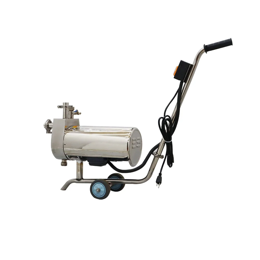 INTSUPERMAI Food Grade Self-priming Pump Sanitary Grade Beverage Pump Self-suction 3 Ton/h