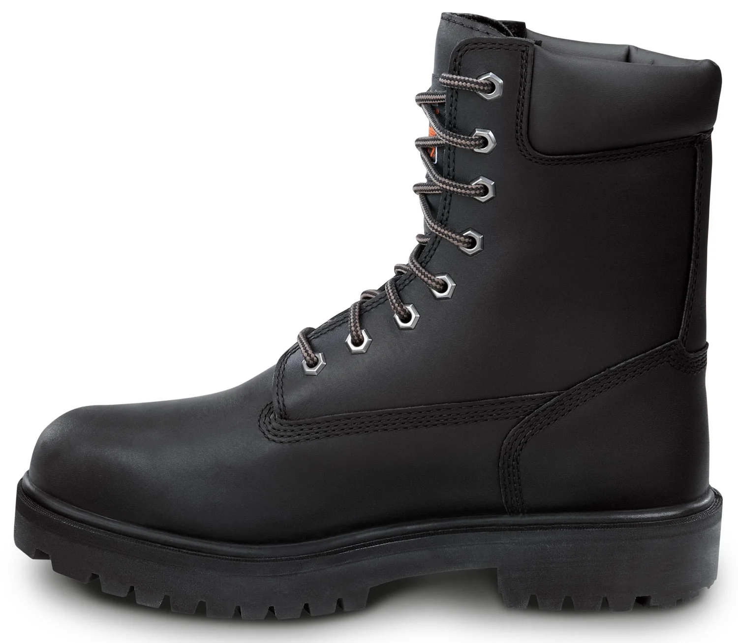 Timberland PRO  8IN Direct Attach Men's, Black, Steel Toe, EH, MaxTRAX Slip Resistant, WP Boot  (14.0 W)