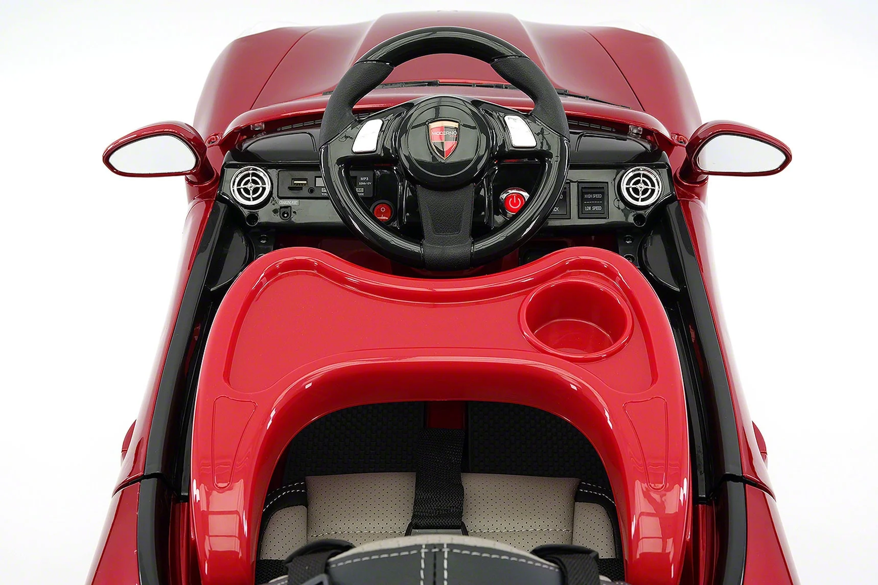 Kiddie Roadster 12V Kids Electric Ride-On Car with R/C Parental Remote | Cherry Red