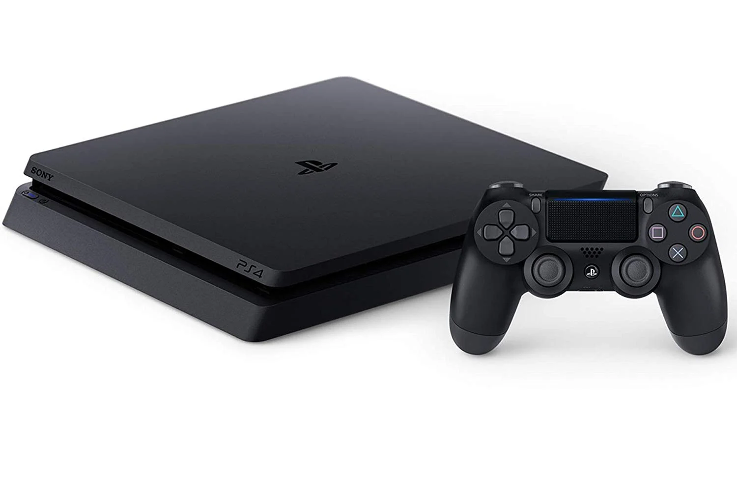 Playstation 4 Slim 2TB SSHD Console with Dualshock 4 Wireless Controller Bundle Enhanced with Fast Solid State Hybrid Drive