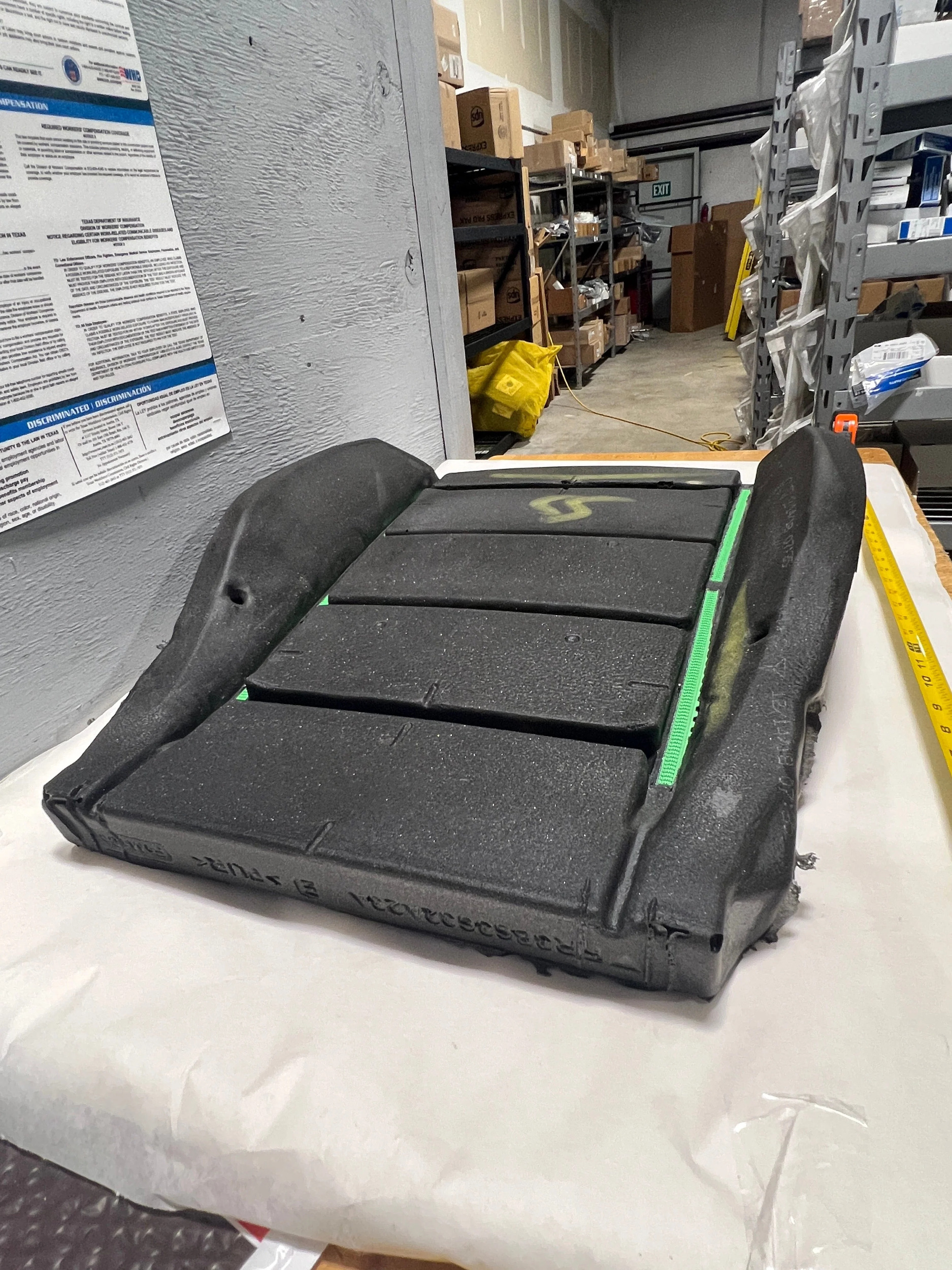 2015-2023 Ford Mustang Driver Sport Seat Back Foam Pad Cushion Non Heated