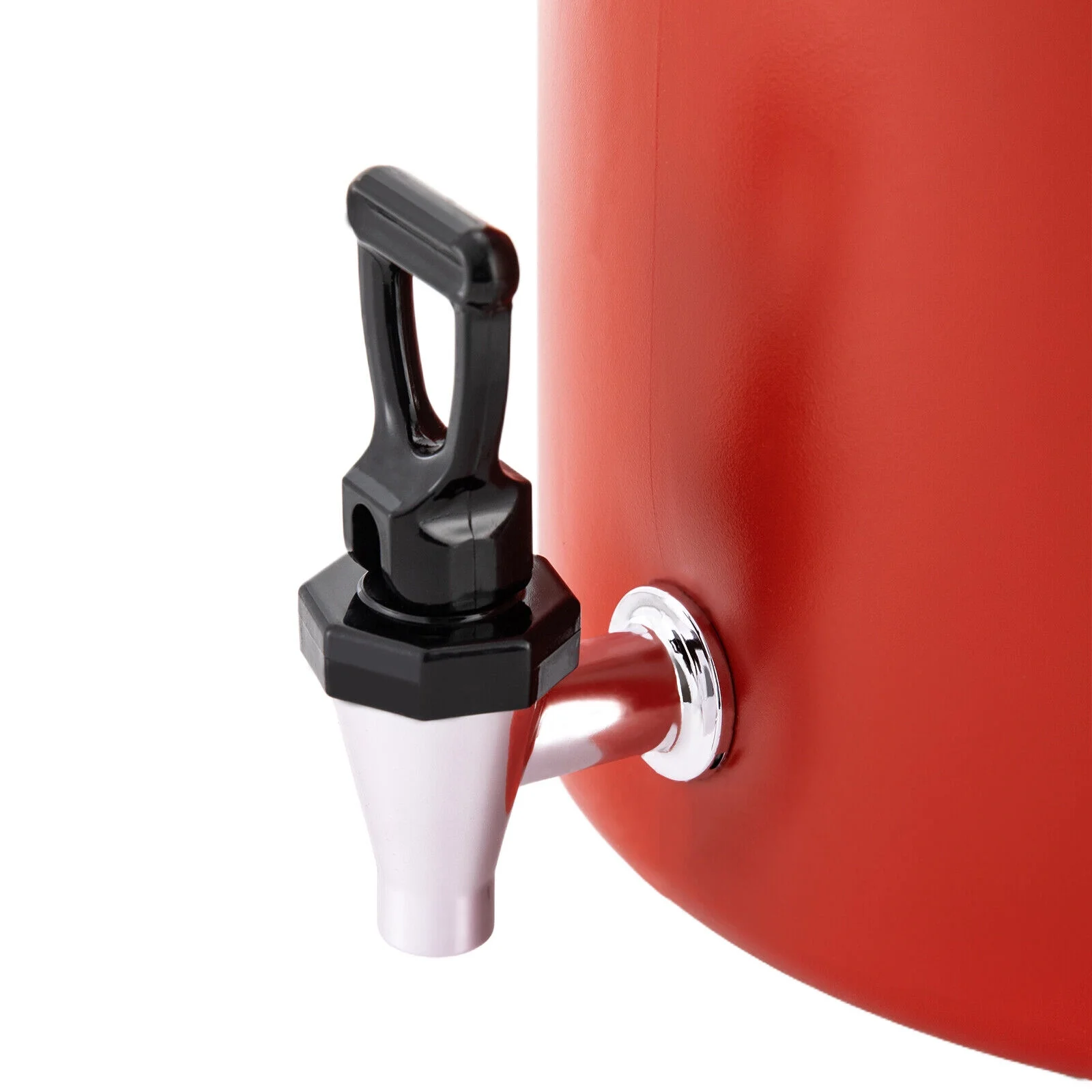 2.64Gal Red Insulated Thermal Hot and Cold Thermal Coffee Airpot Beverage Dispenser
