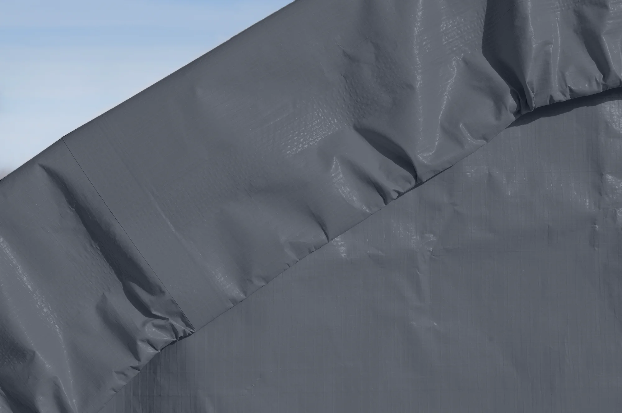 ShelterLogic 76432 12x28x8 Peak Style Shelter- Grey Cover