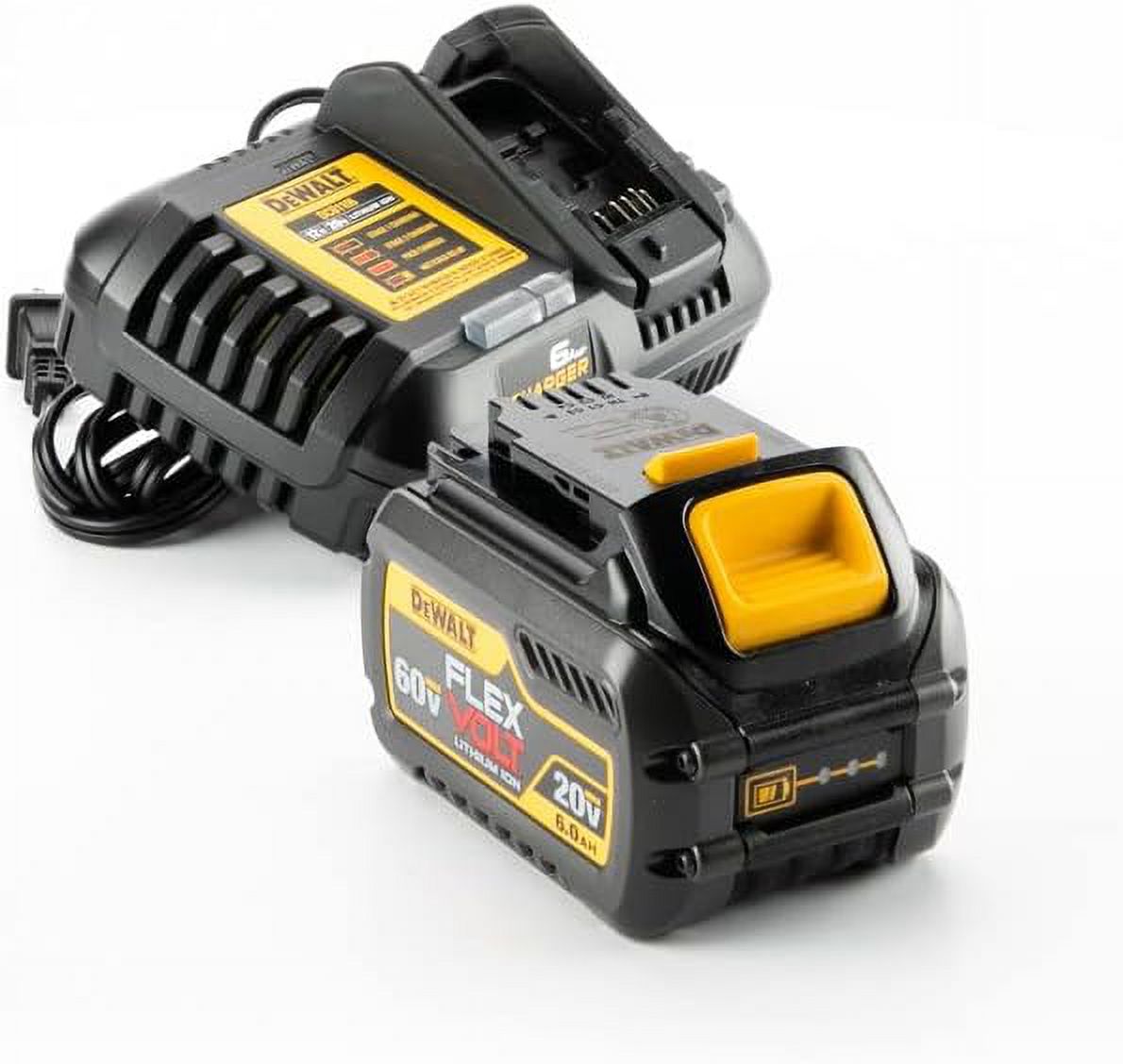 Dewalt DCB606C FLEXVOLT 20V/60V MAX Lithium-Ion Battery and Charger Starter Kit (6 Ah)