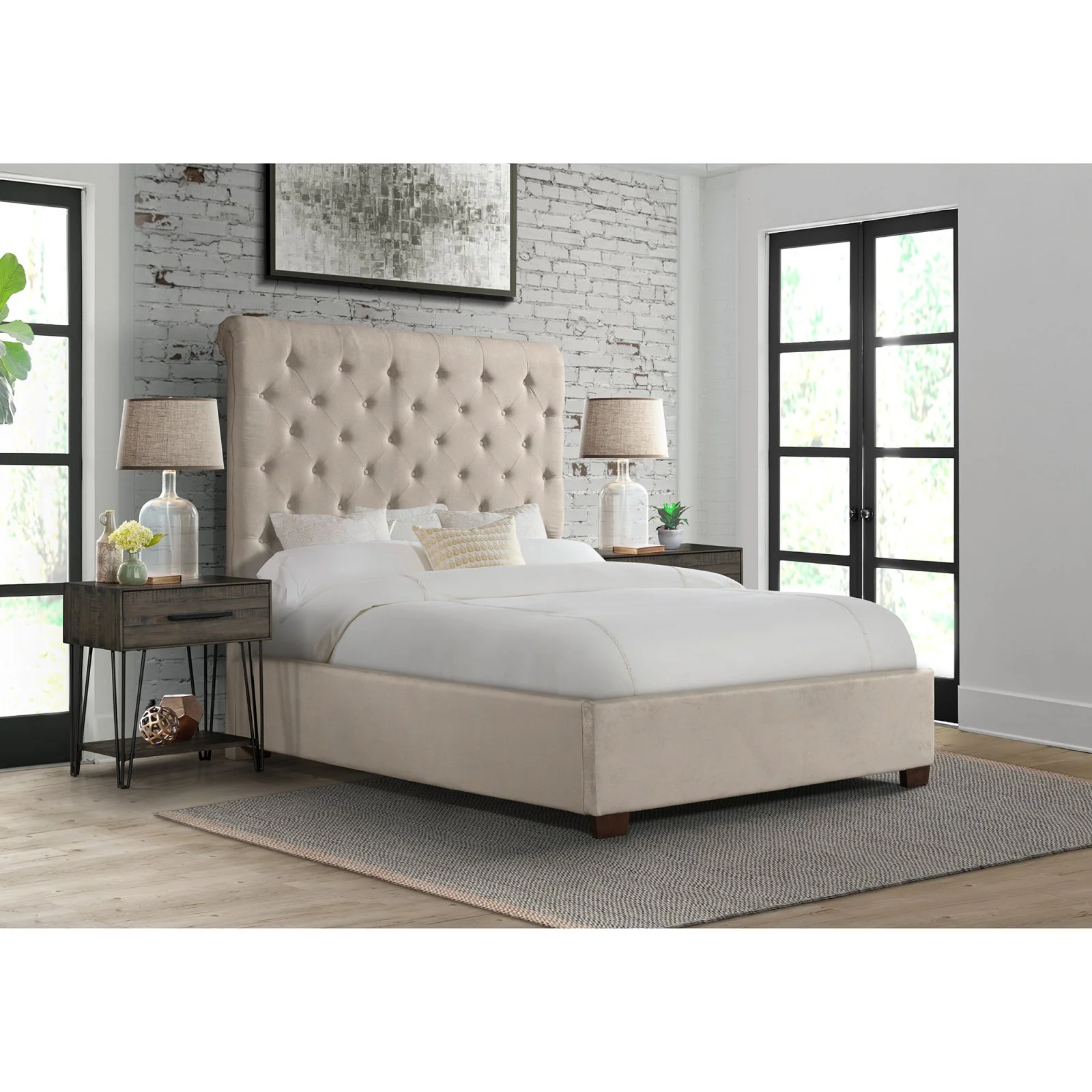 Picket House Furnishings Jeremiah King Upholstered Bed