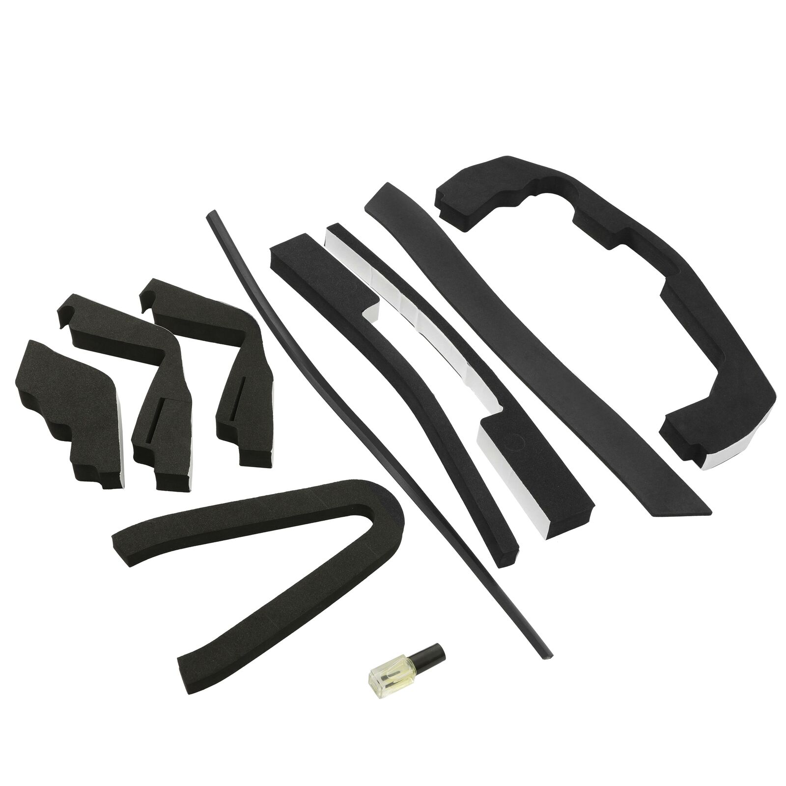 Kojem  Black Engine Hood Cover Foam Seal Kit Plastic for John Deere 4500 4600 4700 Tractors Replacement for LVU10463 LVU10461 LVU10458 LVU10458 LVU13713