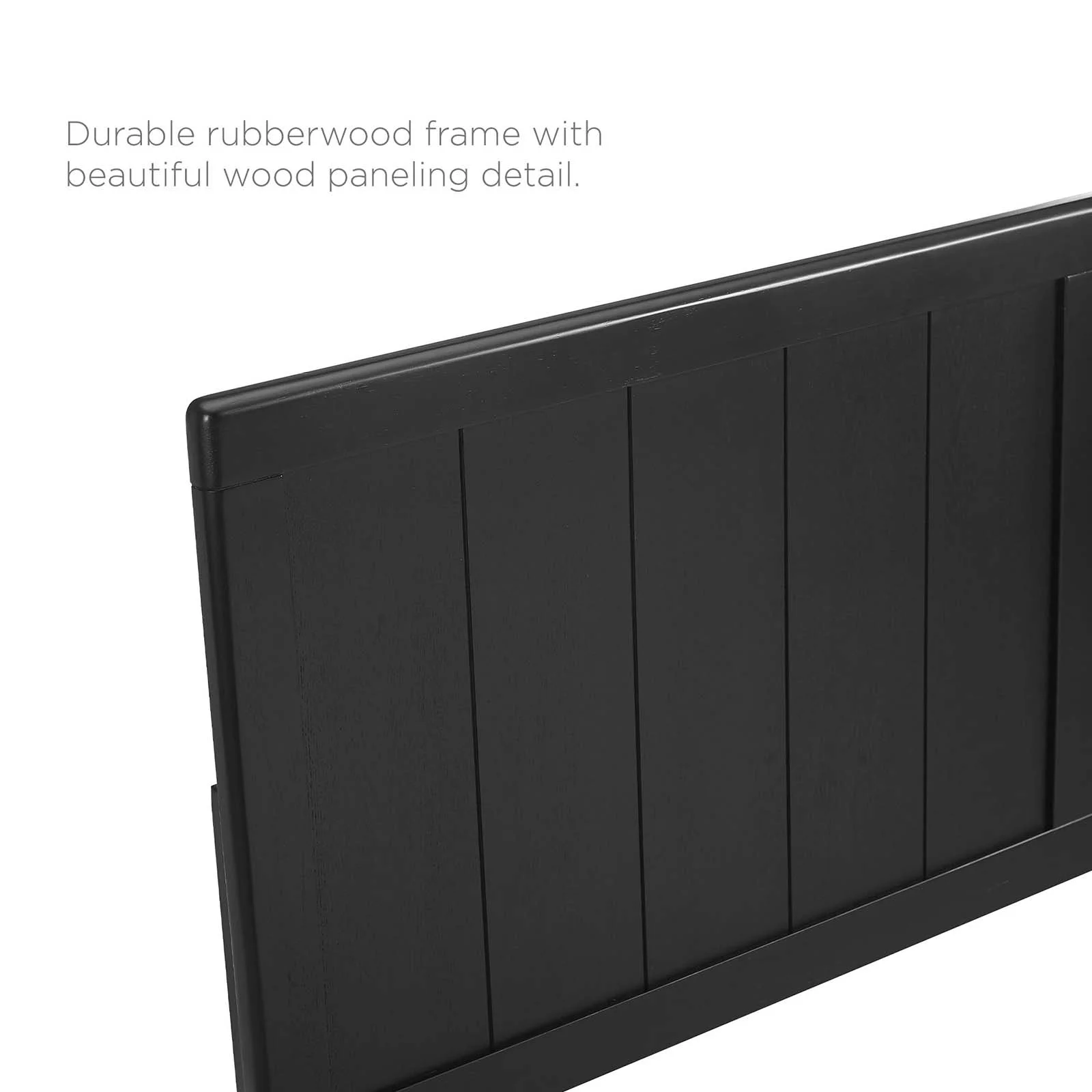 Modway Robbie Twin Wood Headboard in Black