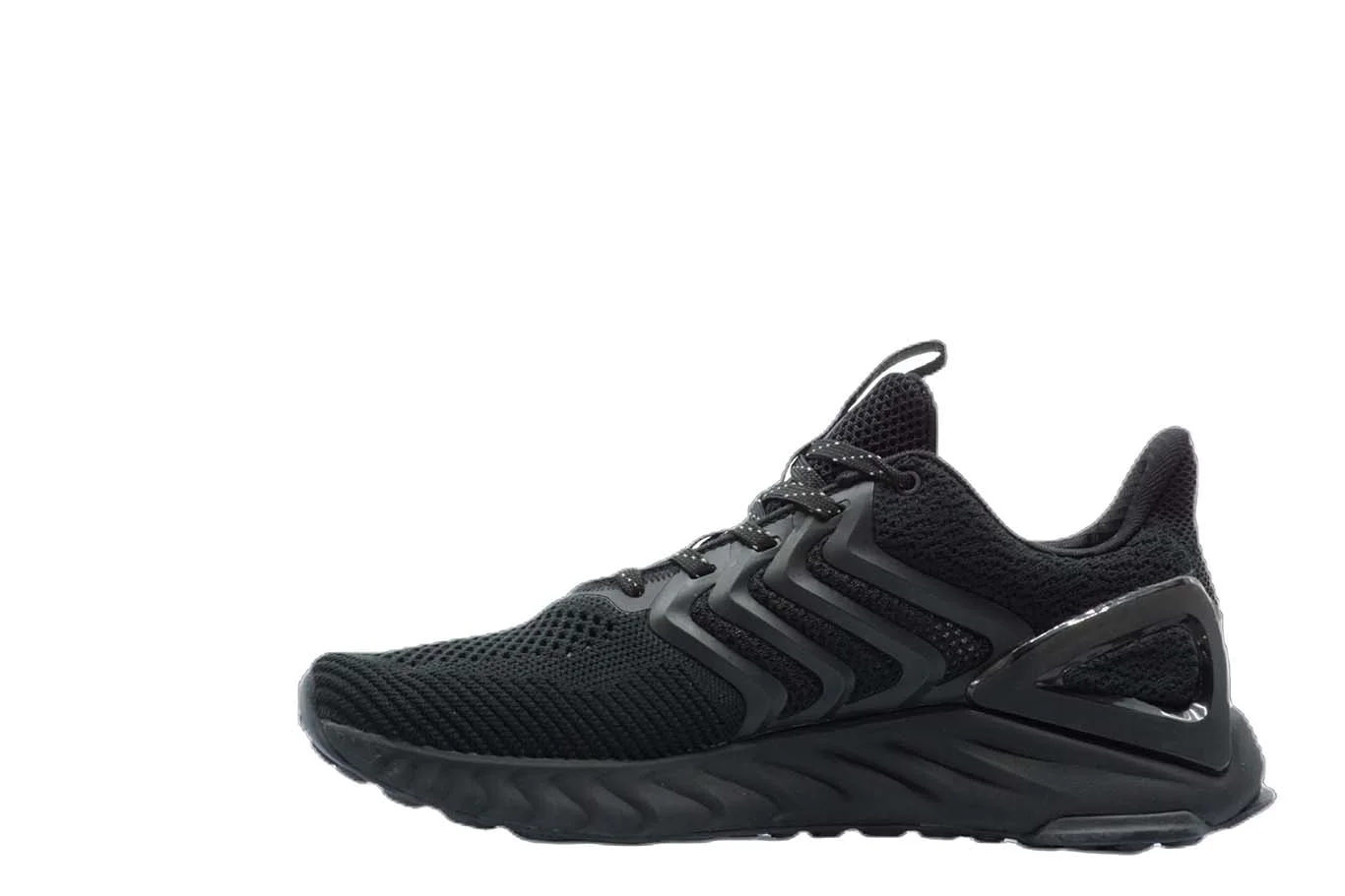 [E92557] Mens Peak Taichi Natural Black Running Shoes - 6