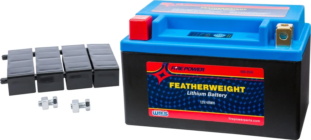 Fire Power Featherweight Lithium Battery 220 CCA 12V/48WH Compatible With Buell Blast 500 2000-2009