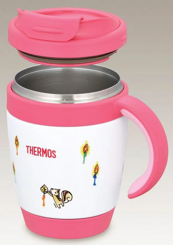 THERMOS Vacuum insulation mug 270ml Squirrel JCV-270 RS// Drinking