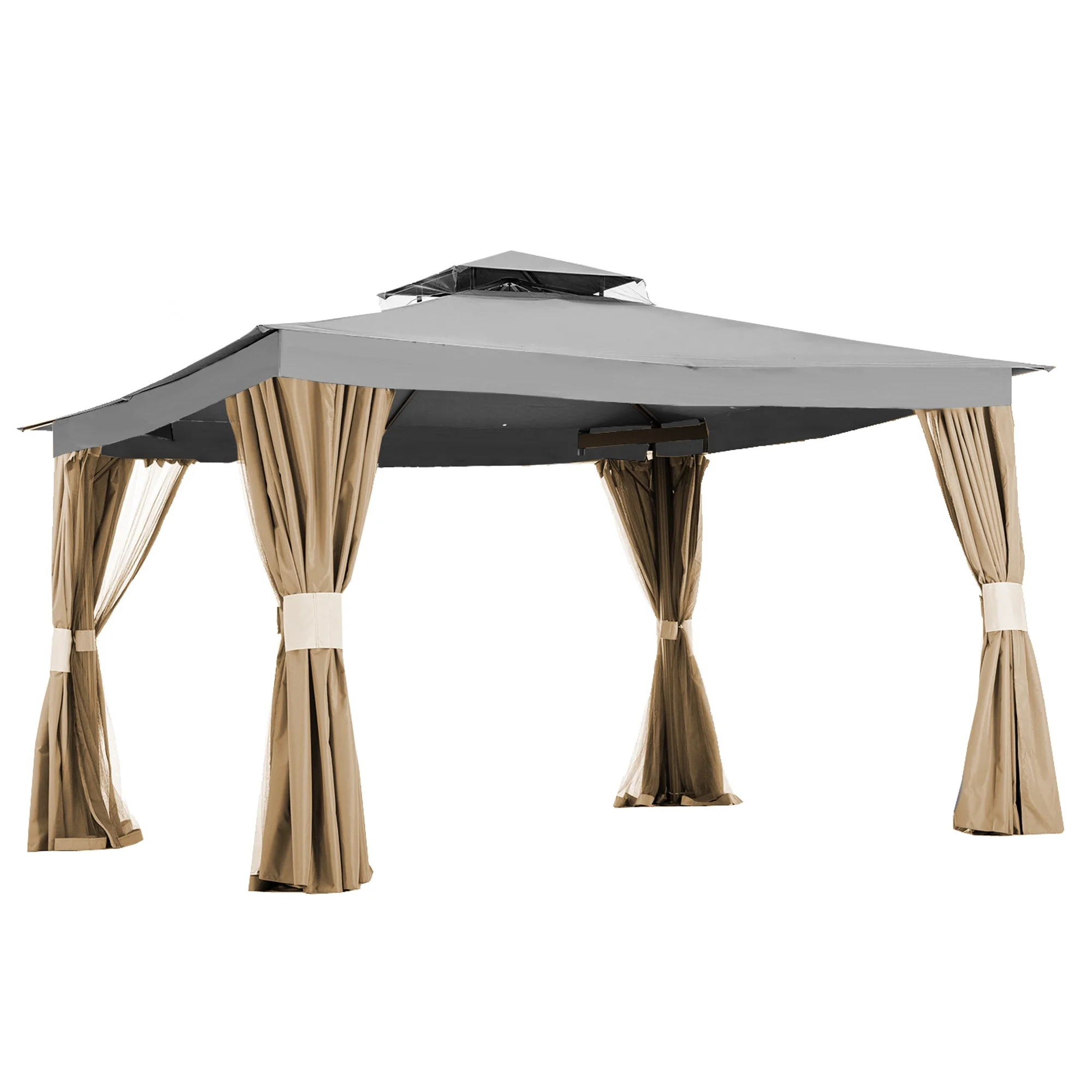 Garden Winds Replacement Canopy Top Cover for the BJs 2010 Living Home 10 x 12 Gazebo - Slate Gray