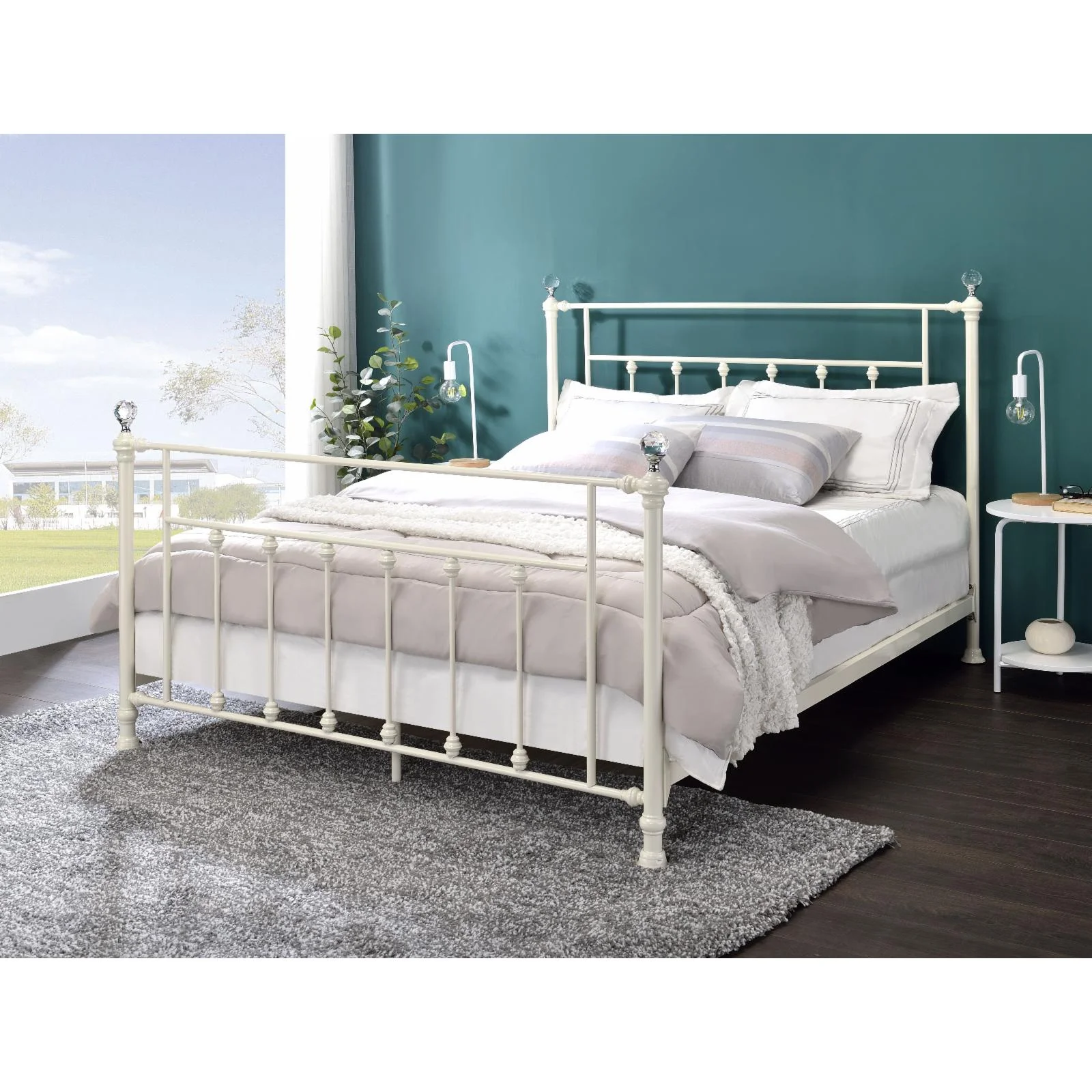 Acme Furniture Comet Full Bed in White Finish