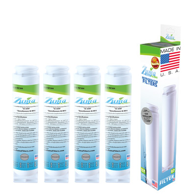 Zuma Filters™ Brand Refrigerator Water and Ice Filter compatible with GE® PTS22LHP (4 Pack) OPFG2-RF300