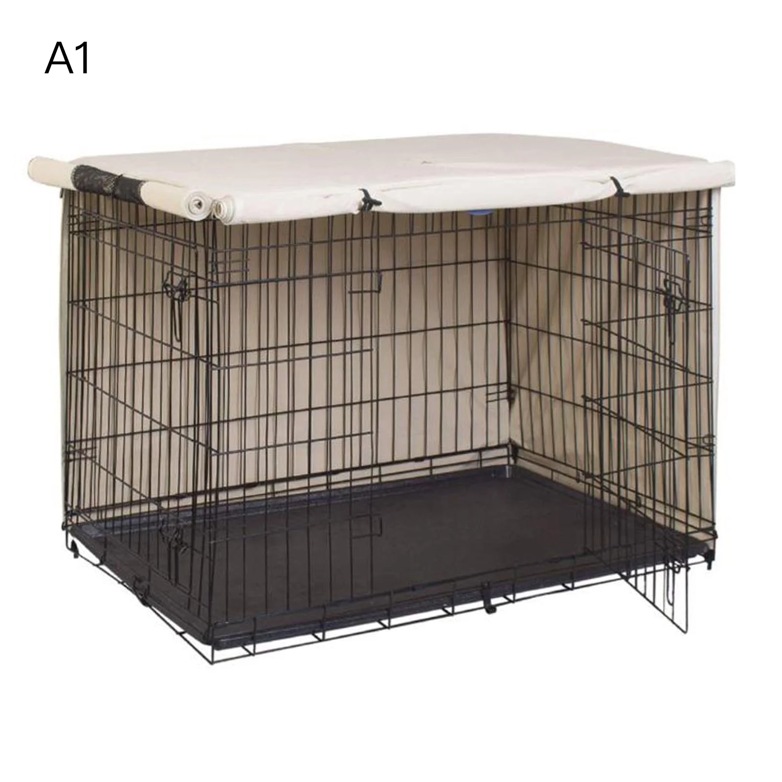 Hapeisy Crate Cage Cover Pet Kennel Waterproof Multifunction Rainproof Protective Dust-Proof Dustproof Outside Dog