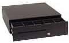 S100, HEAVY DUTY CASH DRAWER, MULTIPRO 24V, BLACK, 16X16, ADJUSTABLE DUAL MEDIA SLOTS, FIXED 5X5 TILL, REQUIRES CABLE