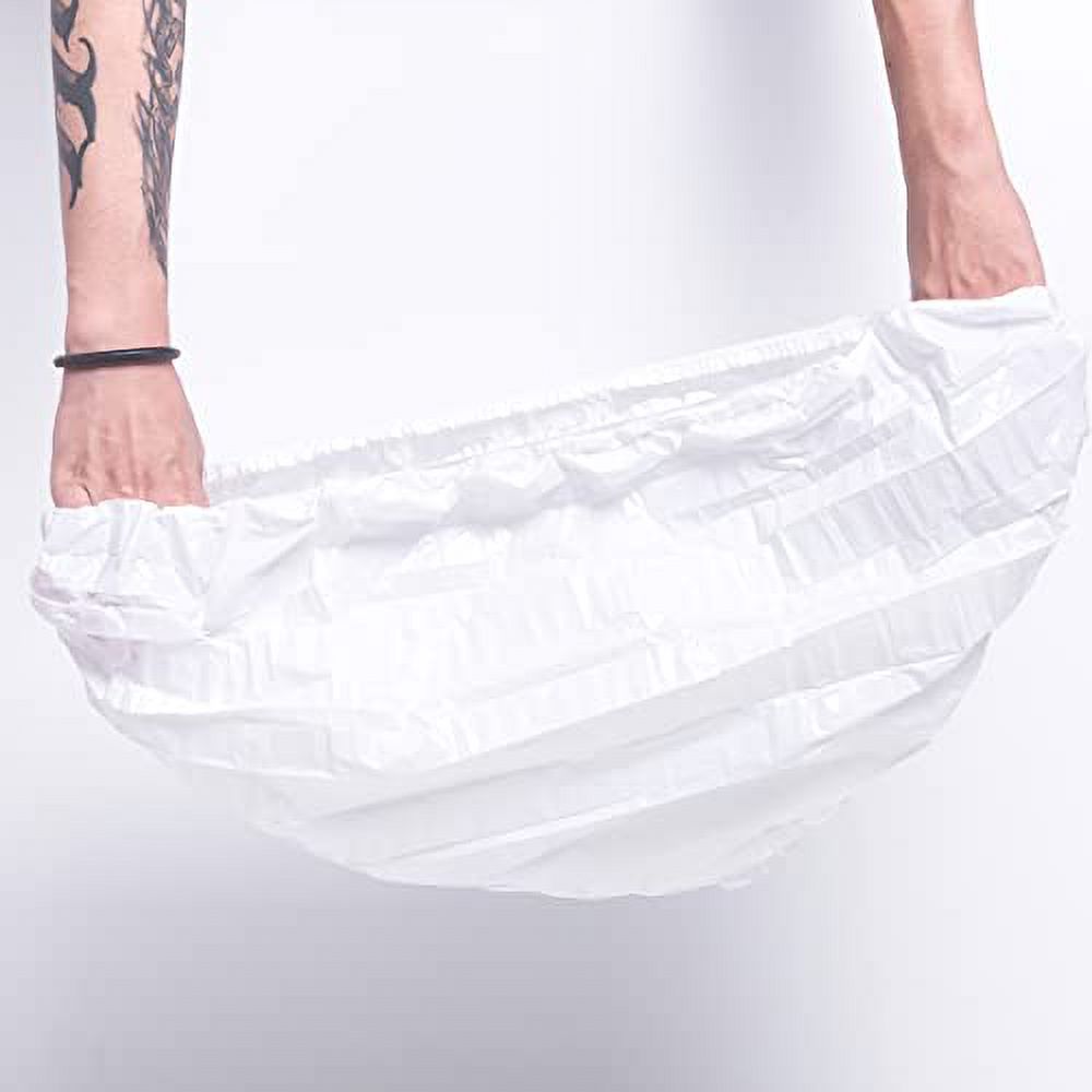 Elastic Band Trash Bags (50 Pcs) for the Popur X5 Self-Cleaning Litter Box