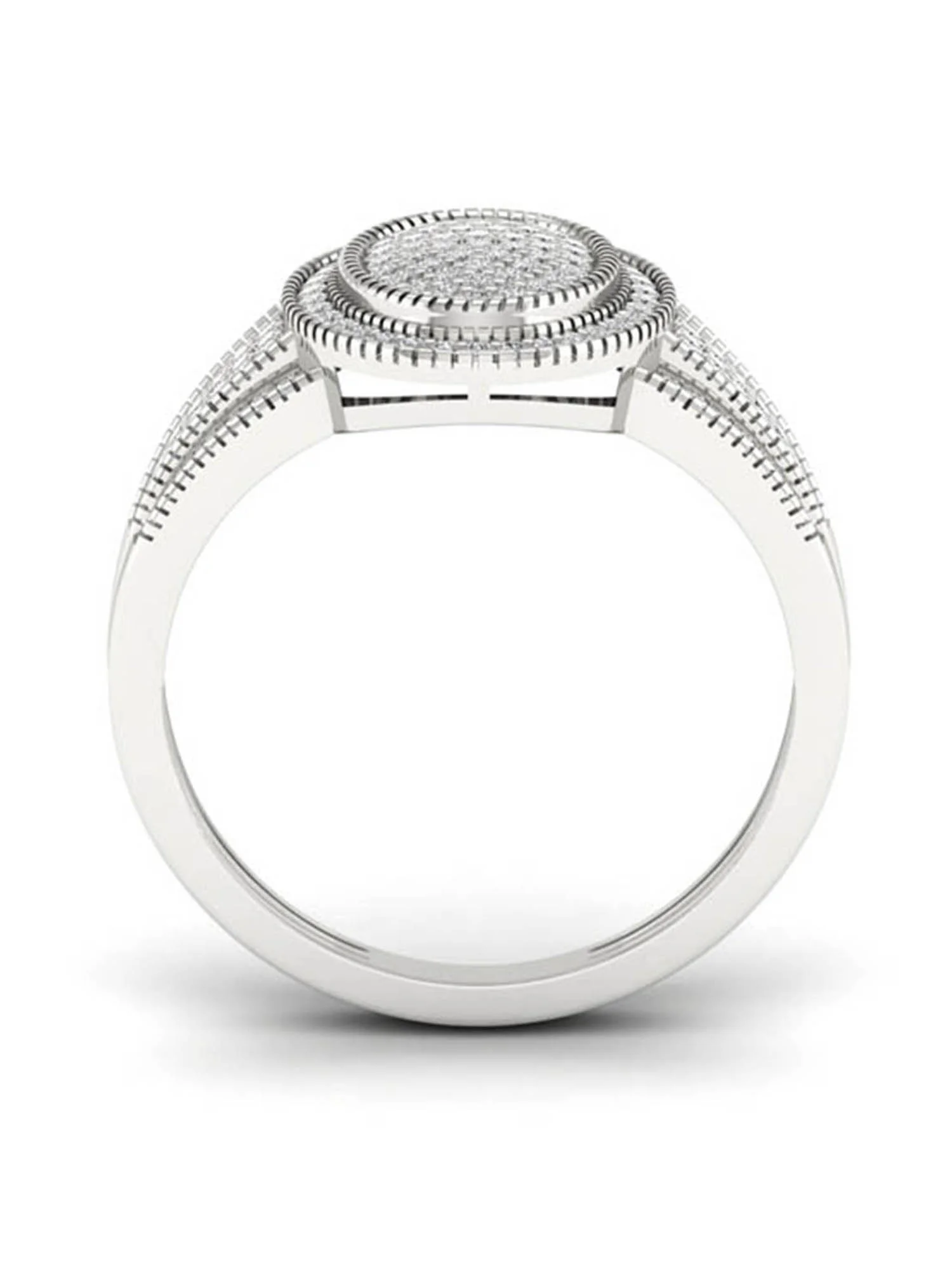 3/8Ct TDW Diamond S925 Sterling Silver Engagement Ring