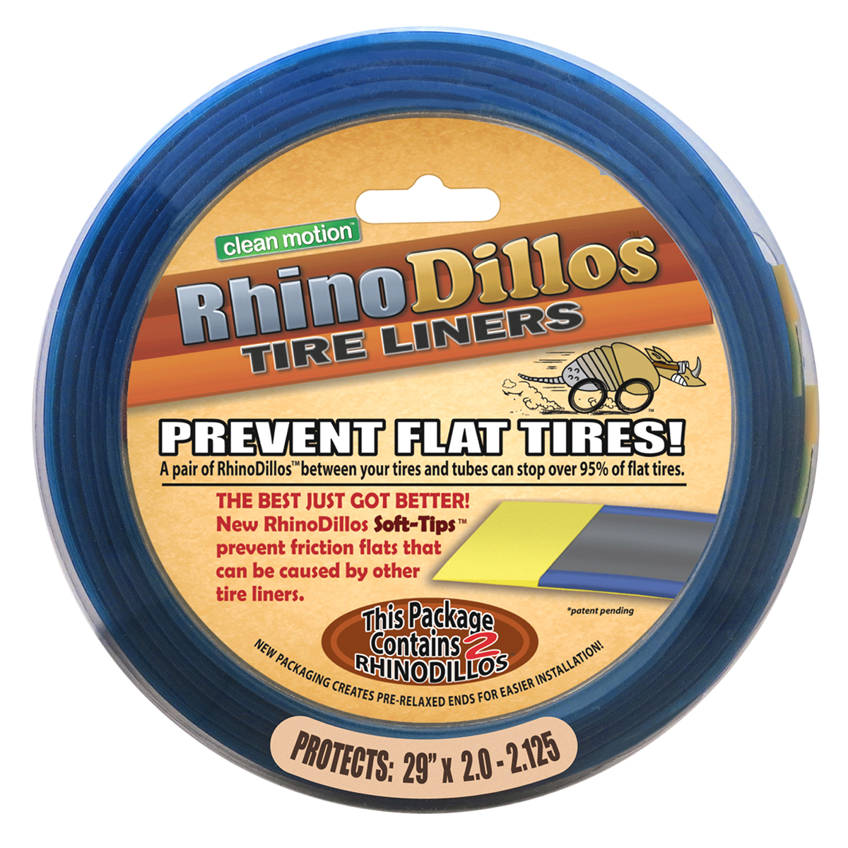 Rhinodillos Tire Liner: 29 x 2.0-2.125, Pair