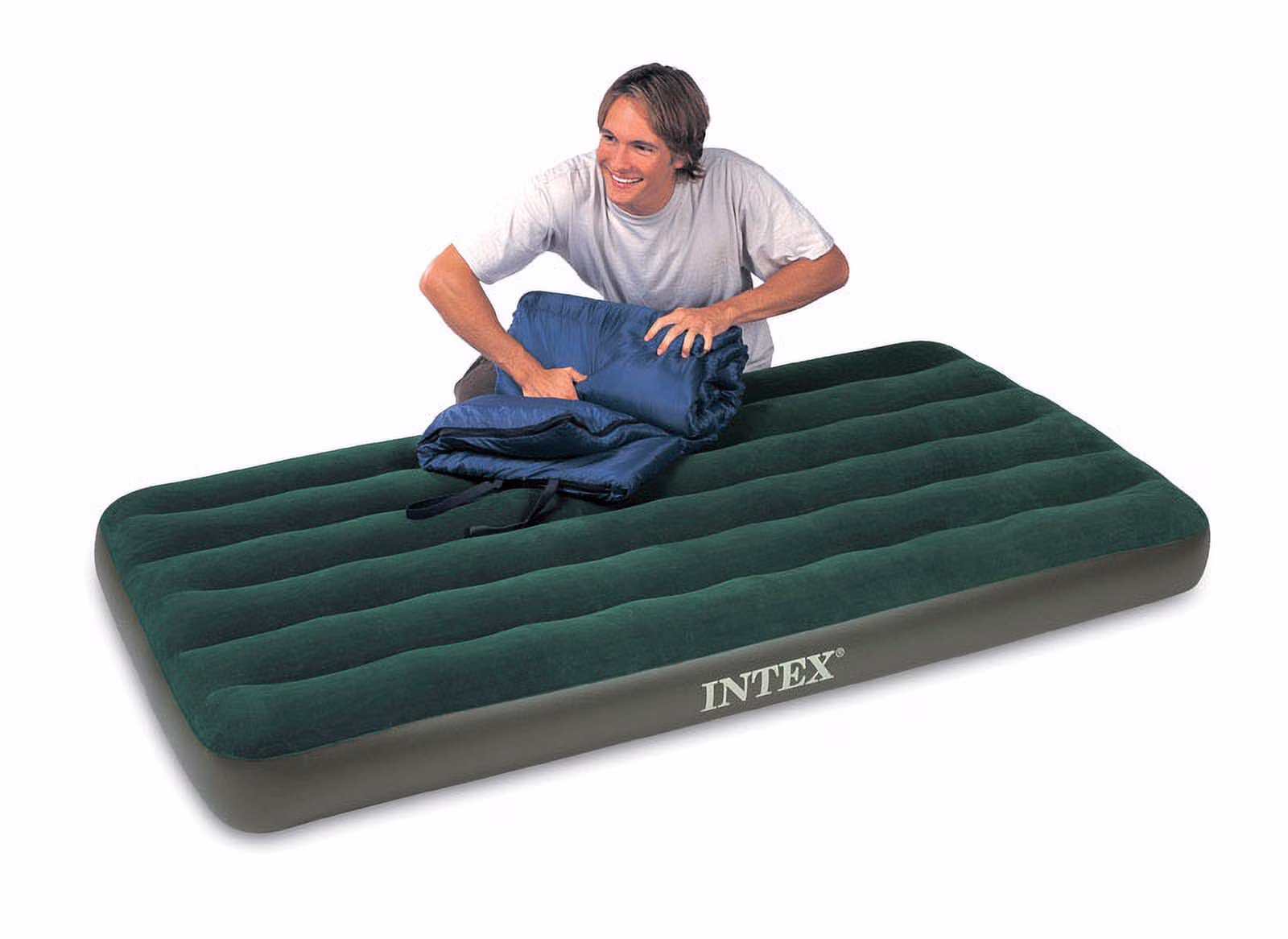 1 Pc, Intex Air Mattress Twin Pump Included