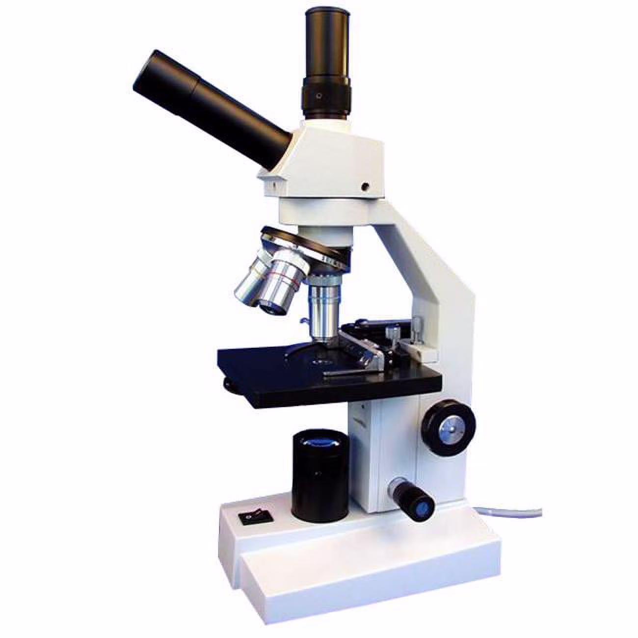 AmScope D100A-MS 40X-640X Biological 2-View Compound Microscope
