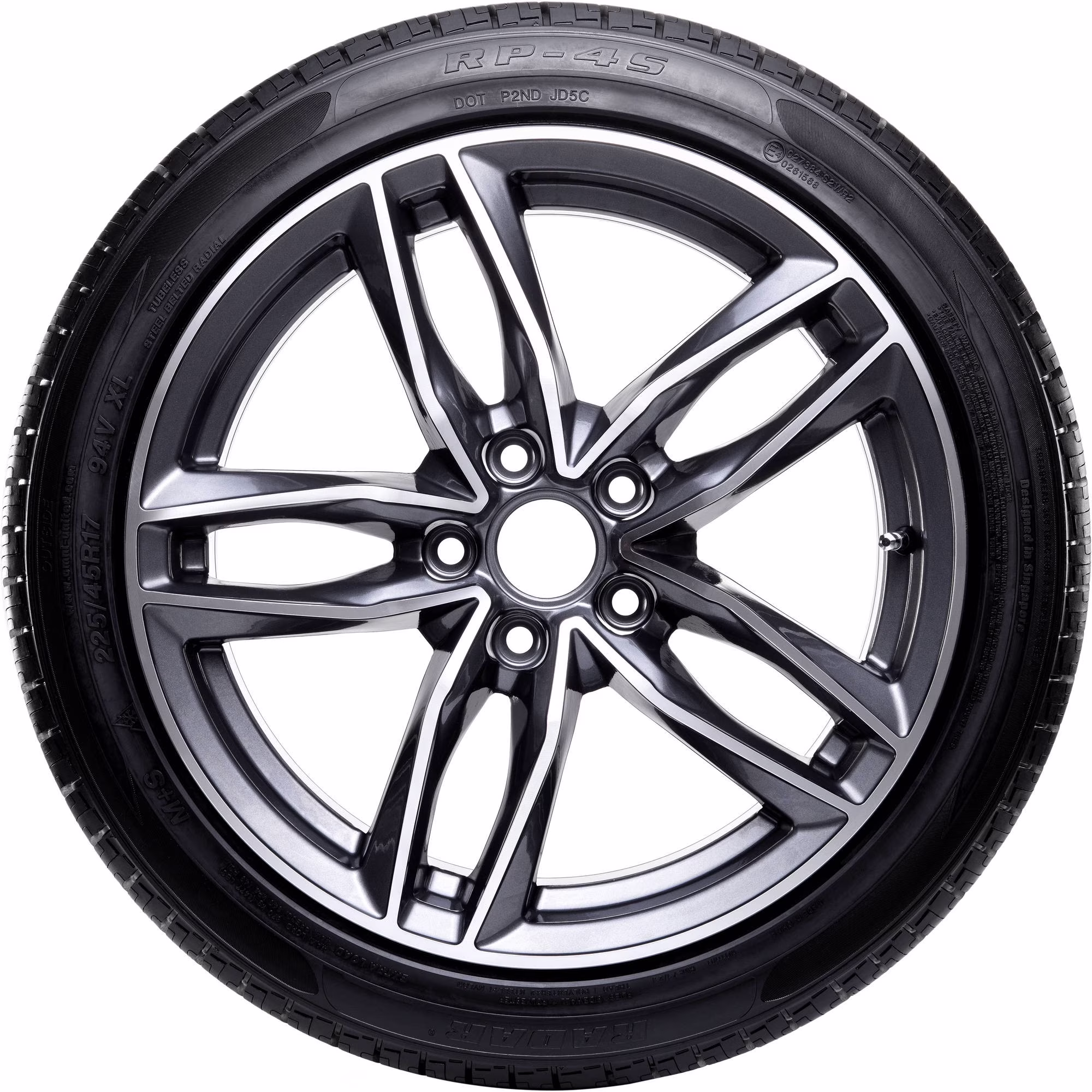 Radar Dimax 4 Season RP-4S 225/45R17 91V BSW Tire Fits: 2017-19 Chevrolet Cruze Diesel, 2021 Toyota Corolla S
